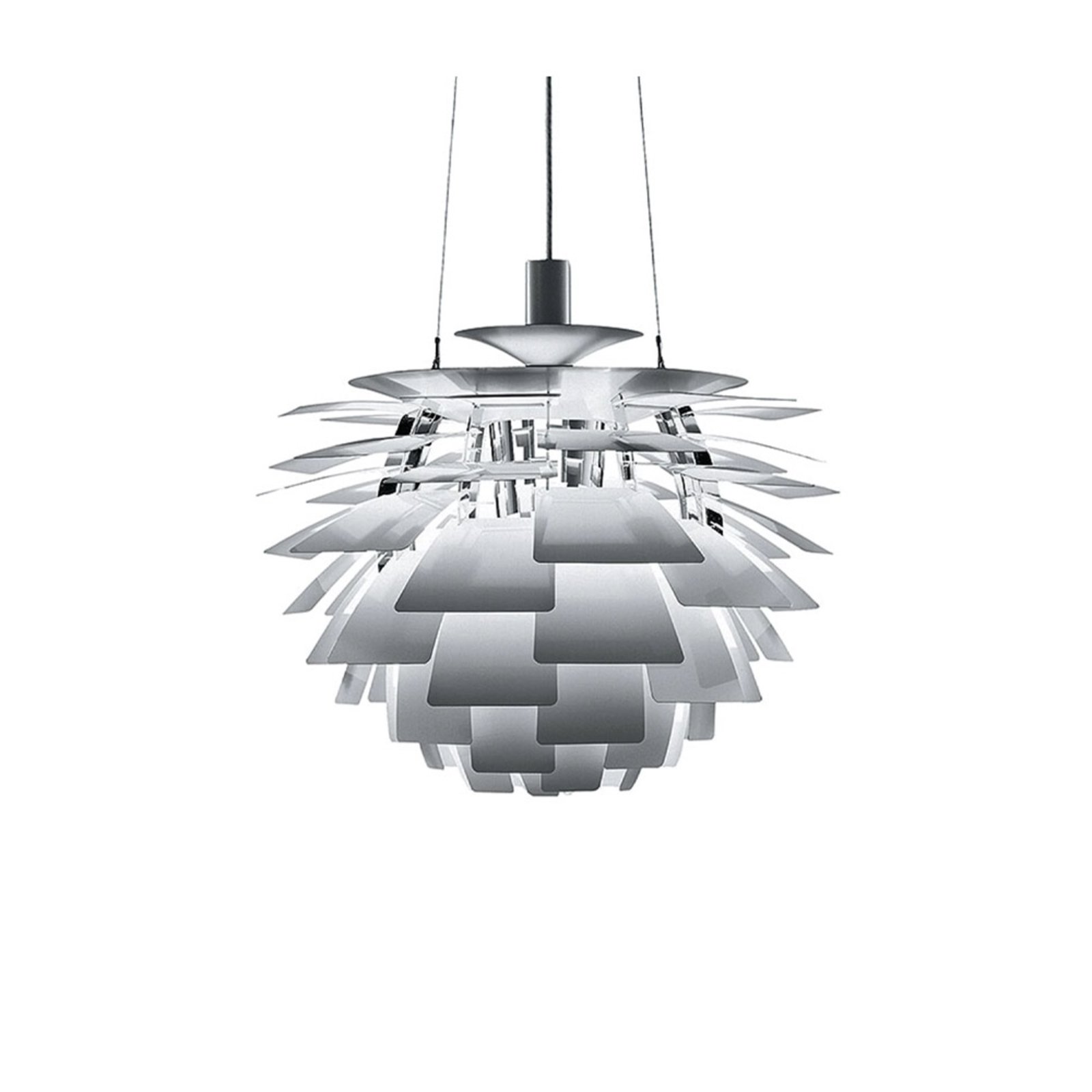 PH Artichoke Lustră Pendul Ø480 LED (DTW) Stainless Steel - Louis Poulsen