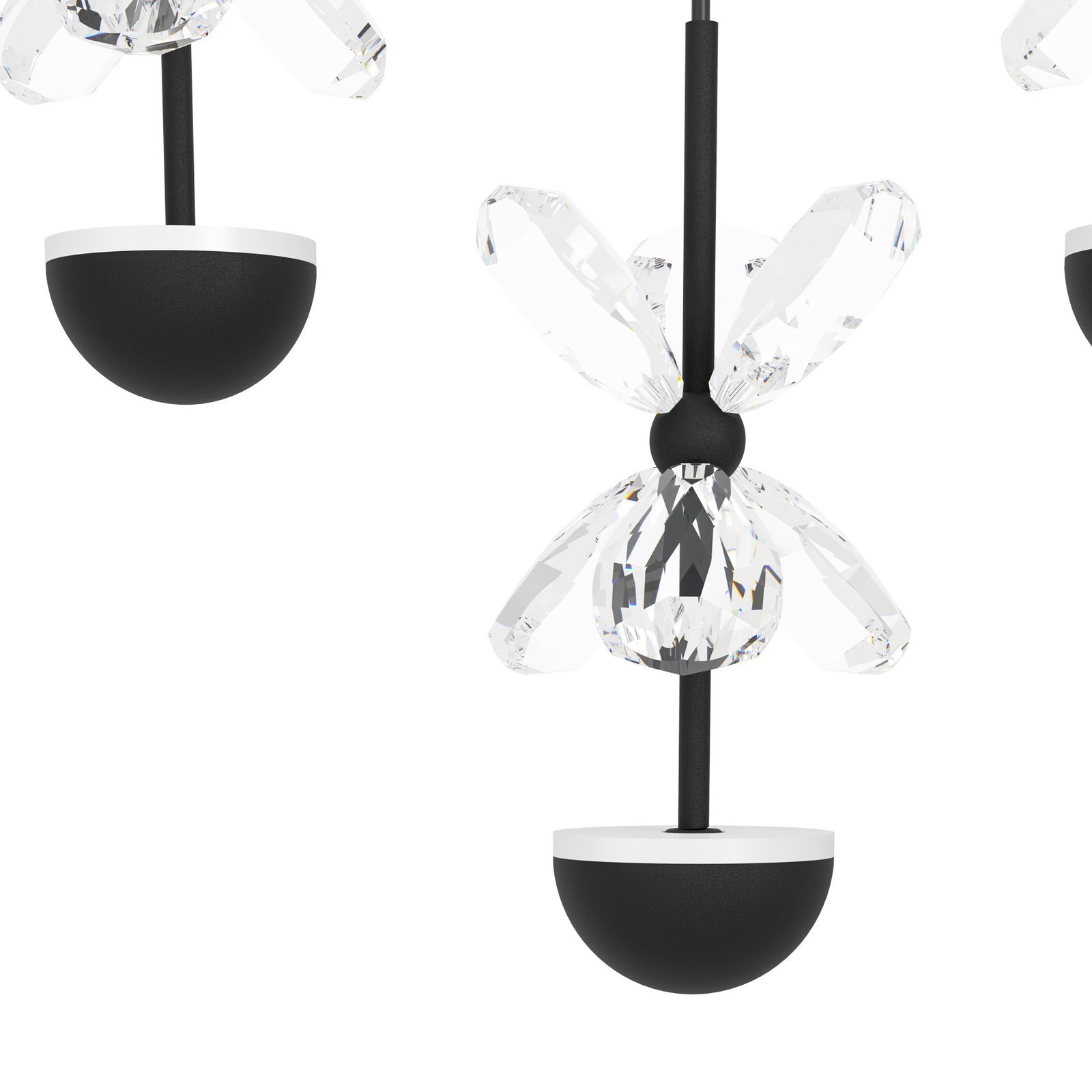EGLO Stars Of Light LED ceiling lamp Pianopoli black Ø 78cm