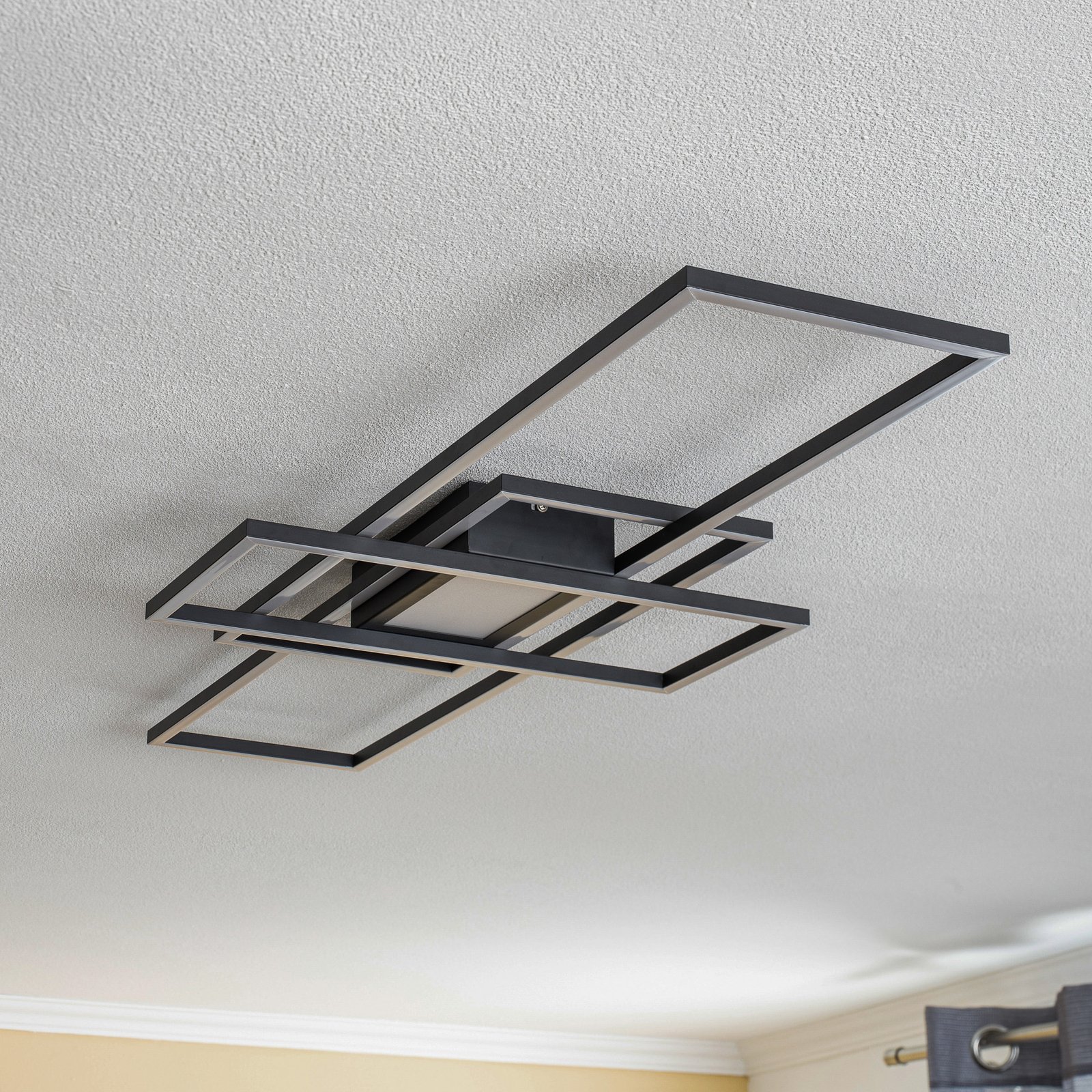 Ismera 3 Deckenleuchte Anthracite - Lindby