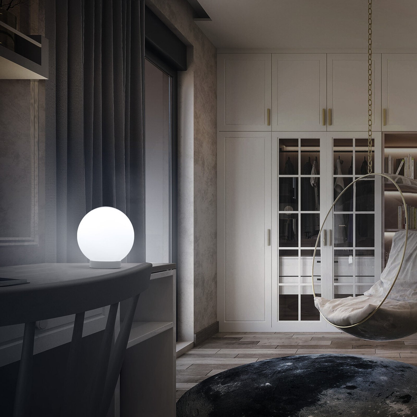 LEDVANCE SMART+ WiFi επιτραπέζιο φωτιστικό Sun@Home Moodlight γυαλί CCT