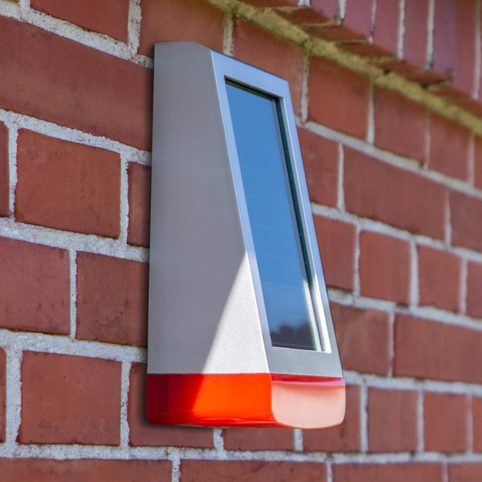 Homematic IP siren for outdoors with solar panel, W: 11 cm, H: 23 cm