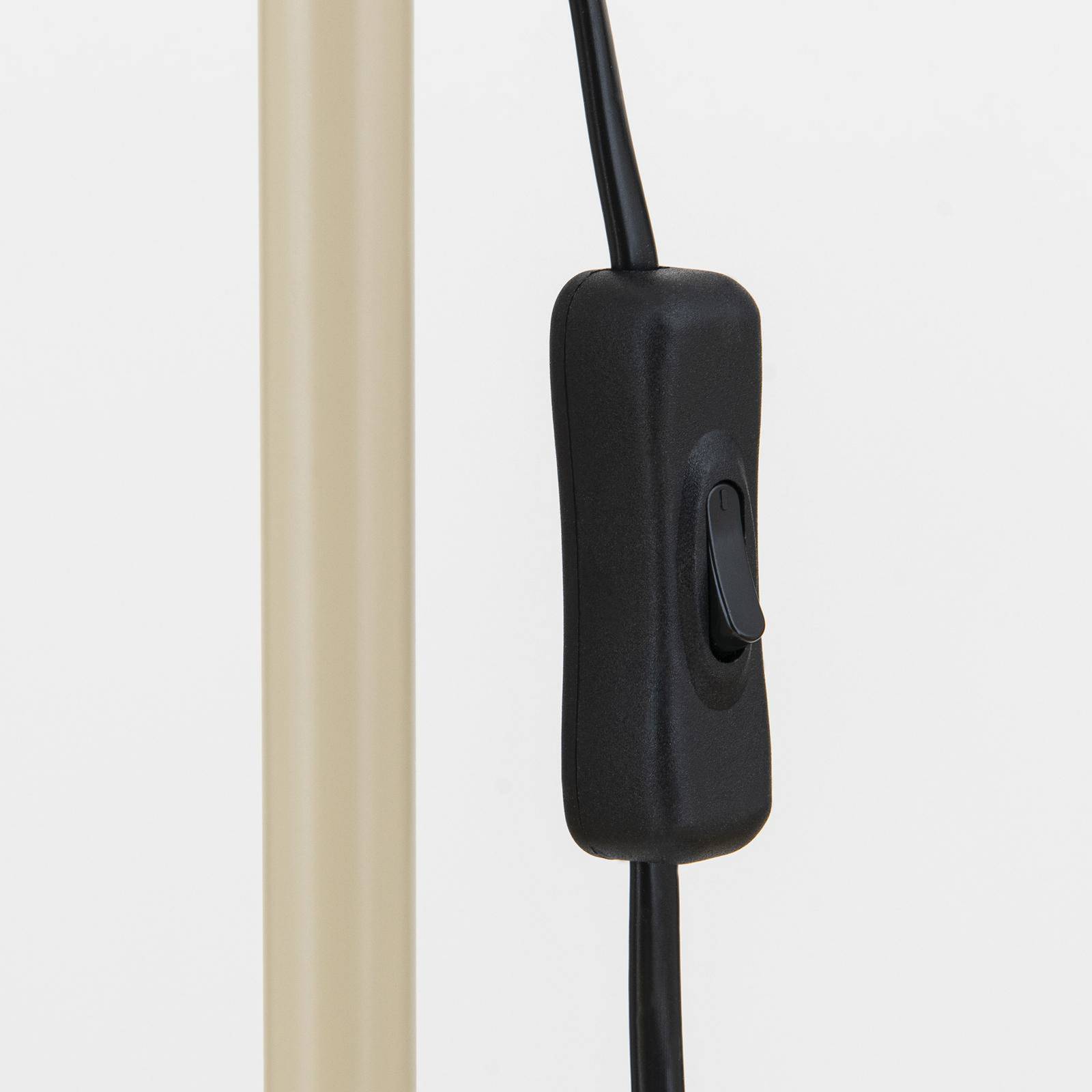 Lampa stojąca Dotty, khaki, wysokość 145 cm, elastyczne ramię, GU10