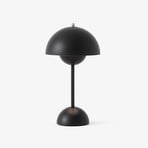 lampe à poser portable Flowerpot VP9 noir mat - &Tradition