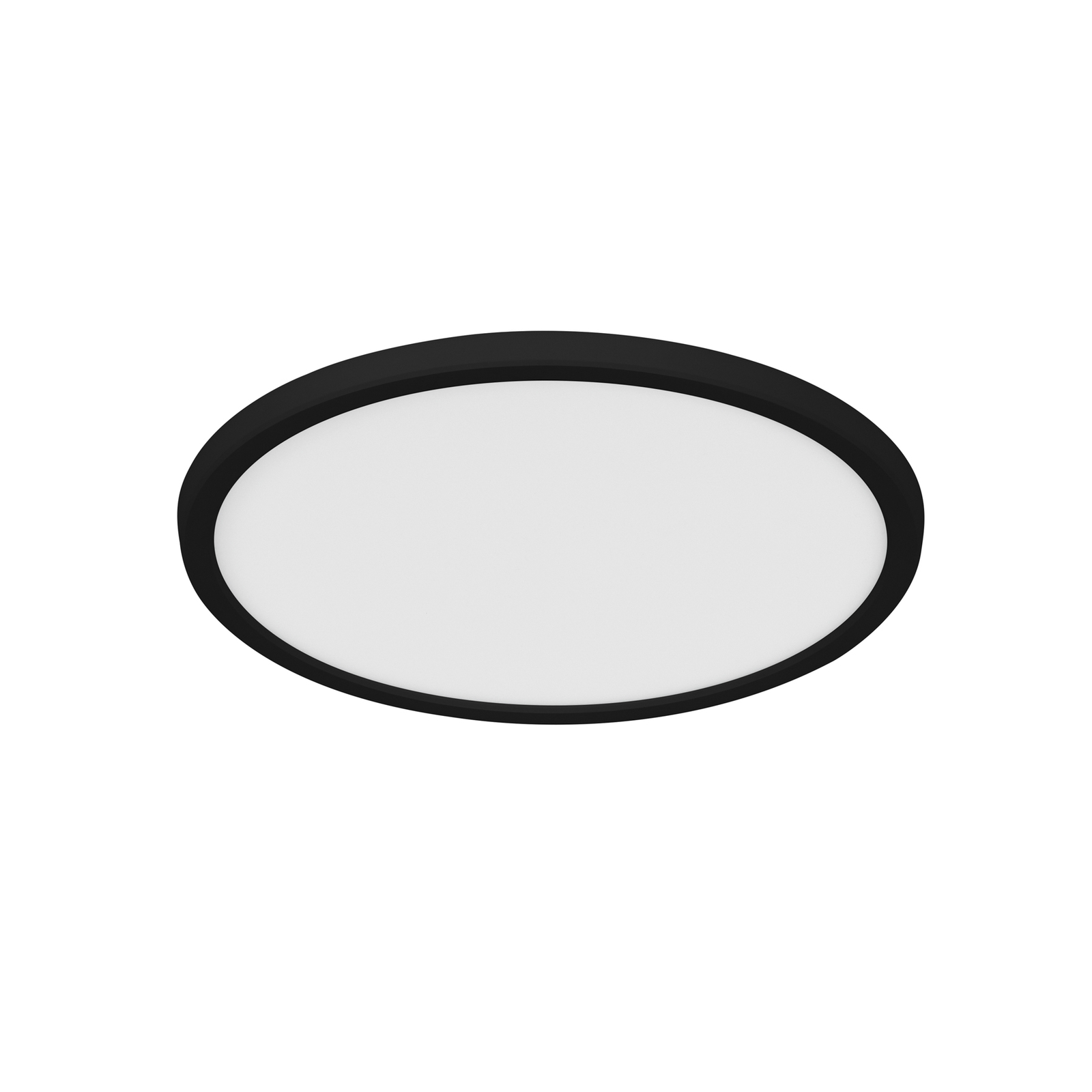 Oja Smart LED ceiling light, black, Ø 29 cm