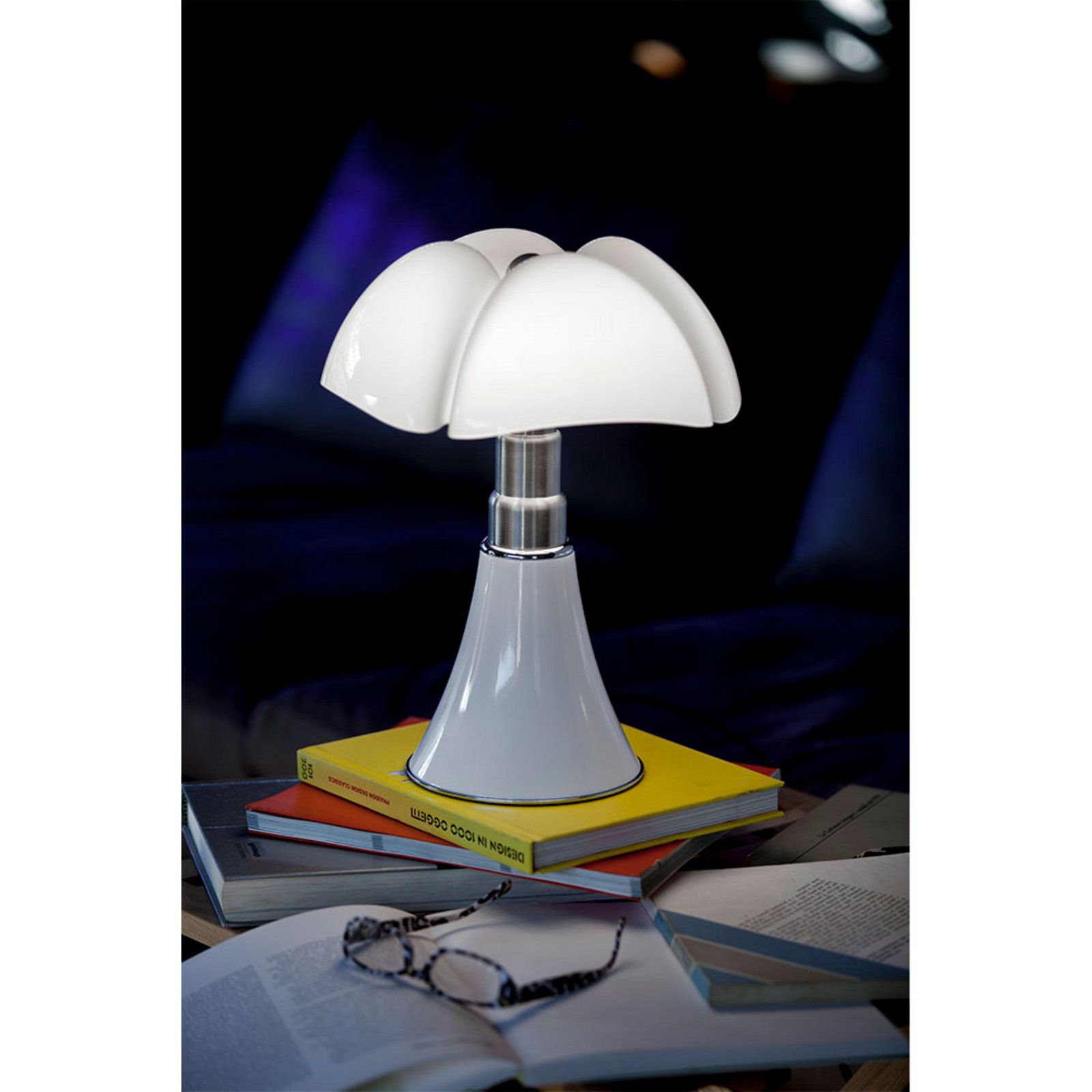 Minipipistrello Cordless LED Lampada da Tavolo Scuro Brown - Martinelli Luce