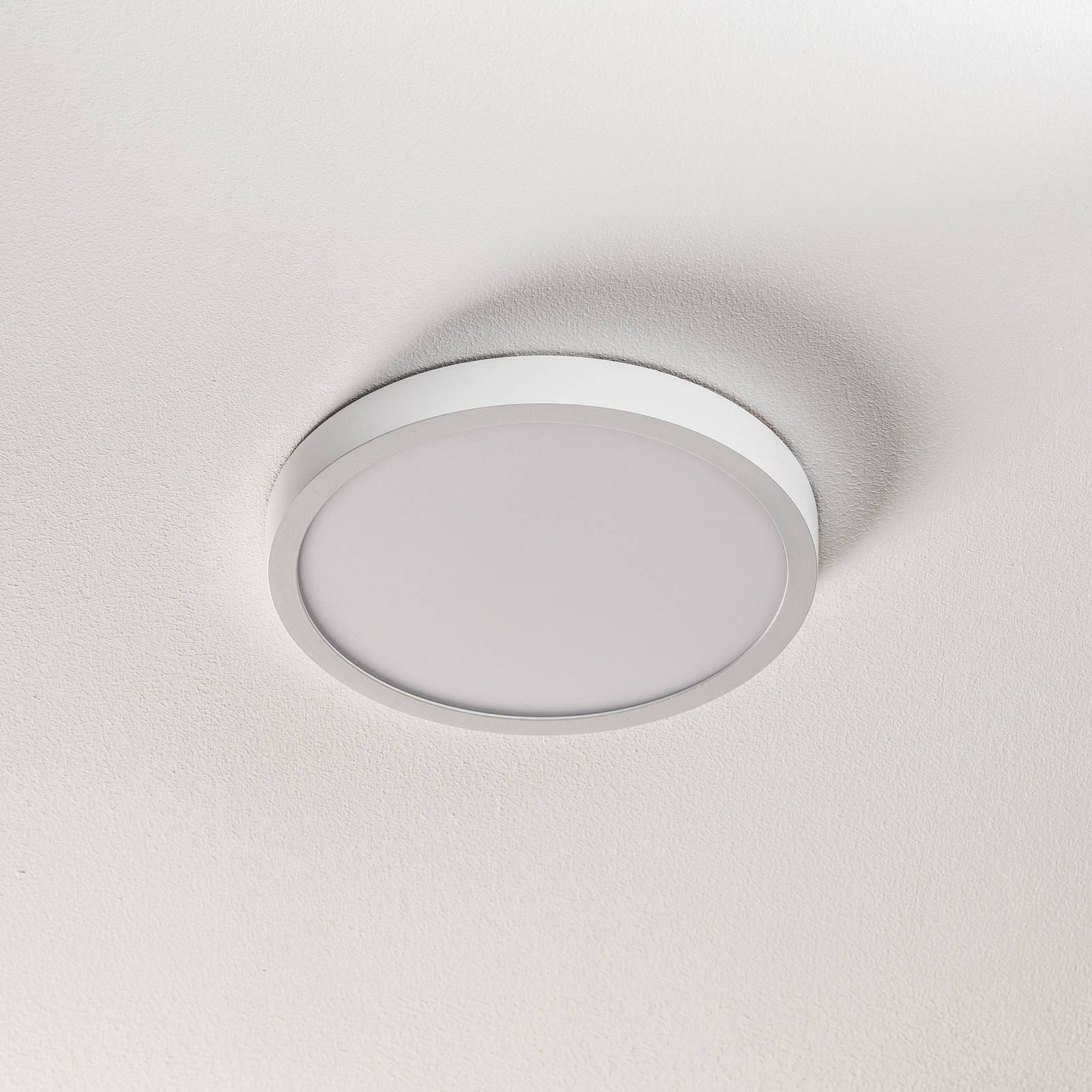 E-shop Stropné LED svietidlo Vika, okrúhle, biele, Ø 23cm