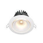 Lampa do zabudowy LED Maytoni Yin, IP20, 3000K, triak, biały