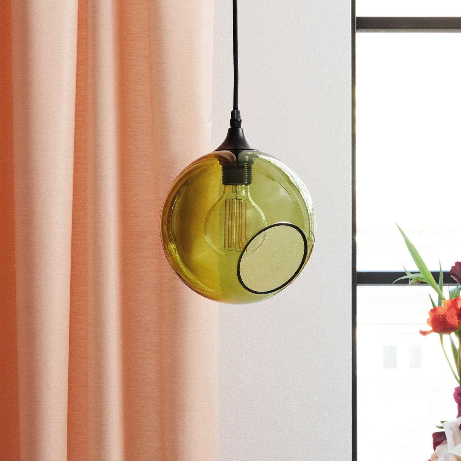 Ballroom Candeeiro Suspenso Army com Black Soquete - Design By Us