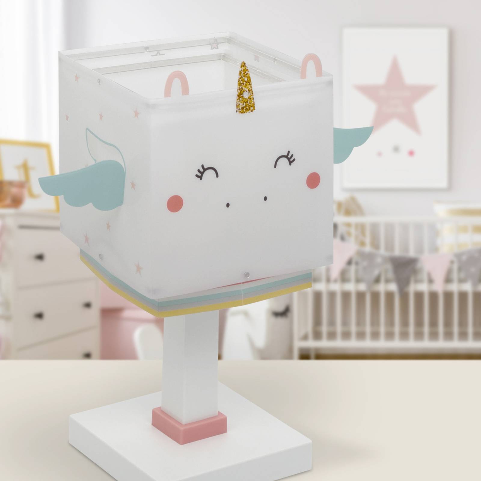 E-shop Dalber Little Unicorn stolová lampa detská izba