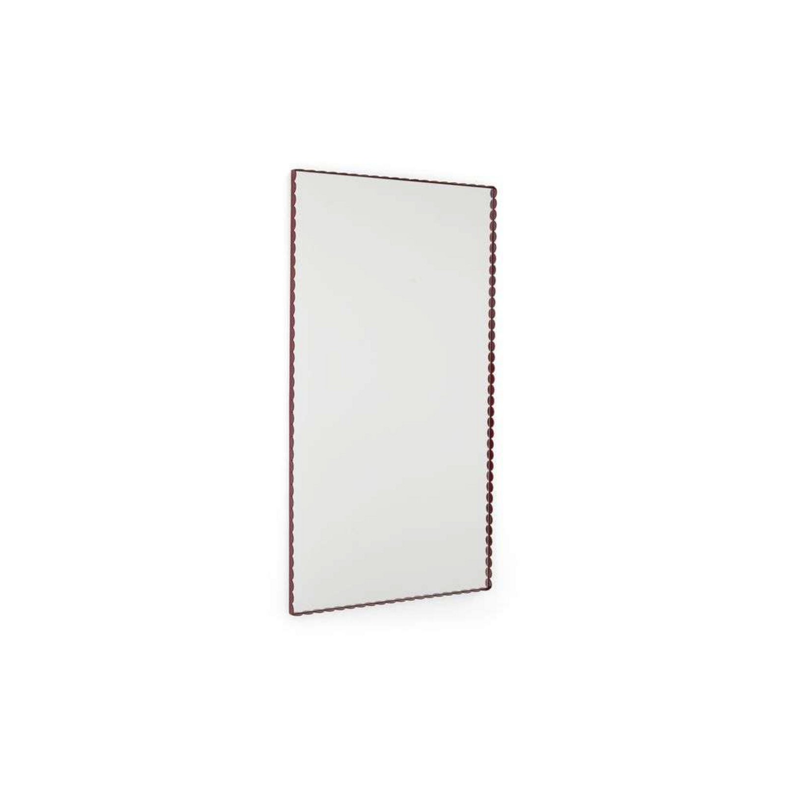 Arcs Mirror Rectangle L Burgundy - HAY