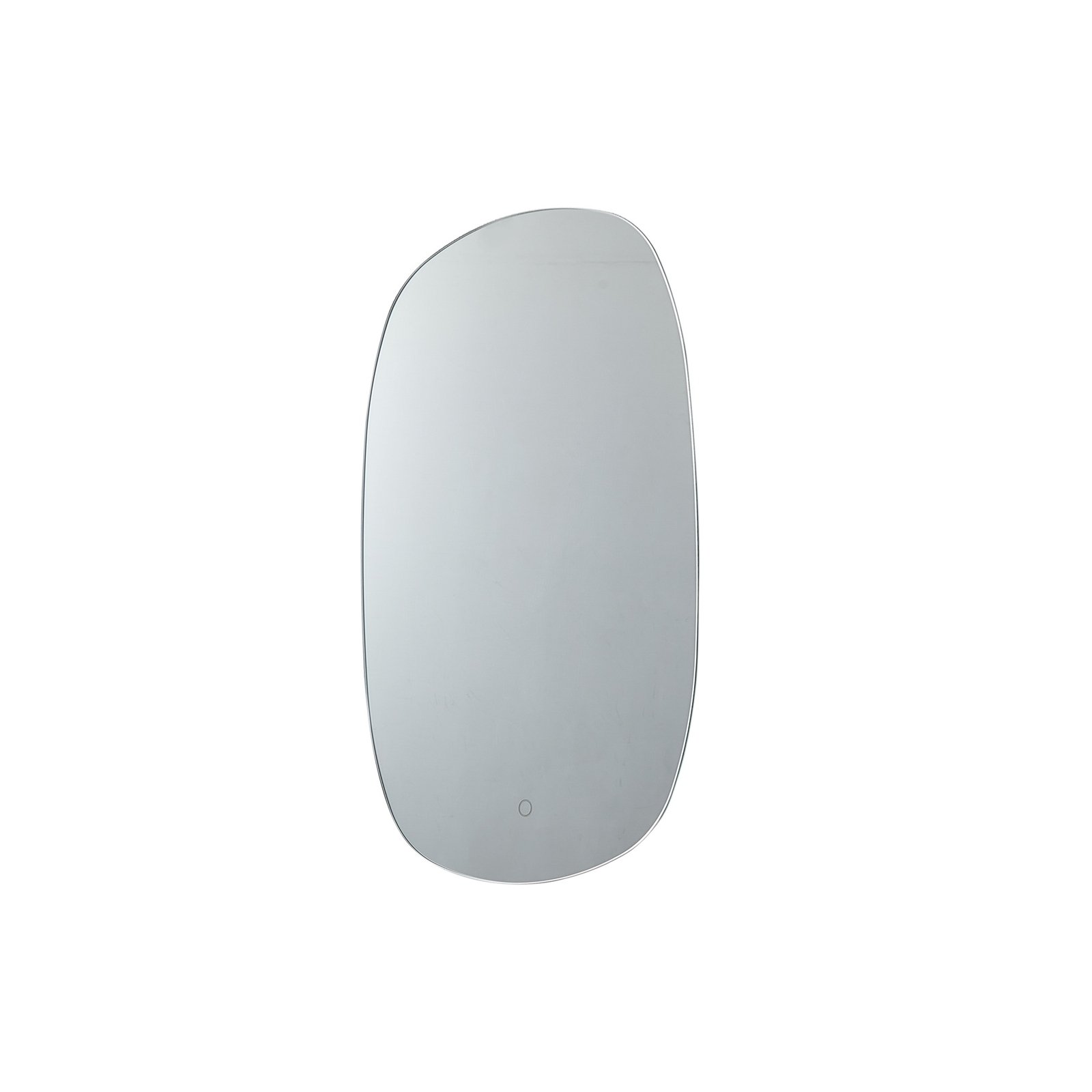 Lucande LED espejo Celestiel, oval, calefactable, CCT, 80 cm