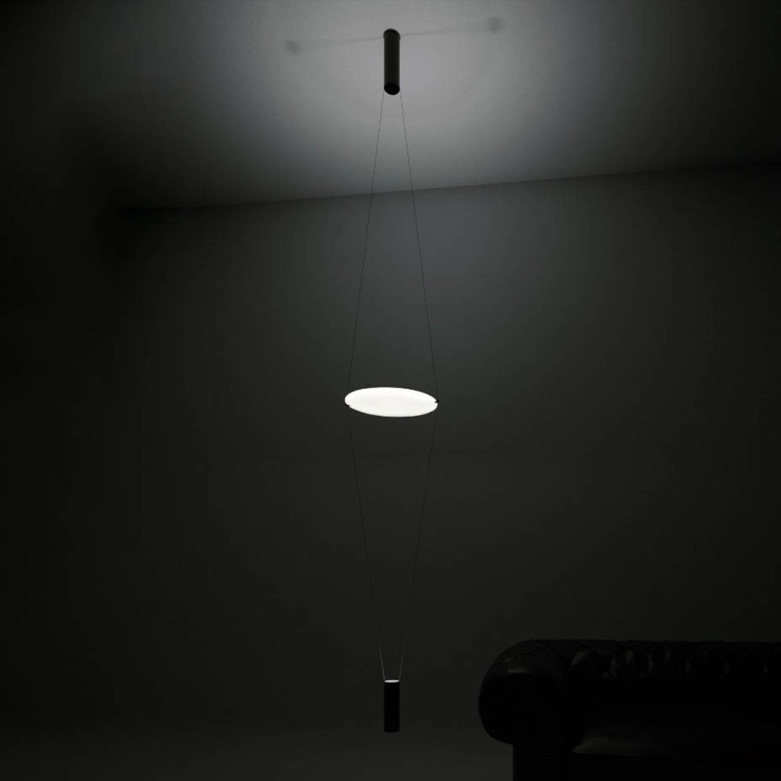 Martinelli Luce Coassiale suspension LED à câble