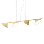 Axolight Orchid LED-Hängelampe vierflammig sand