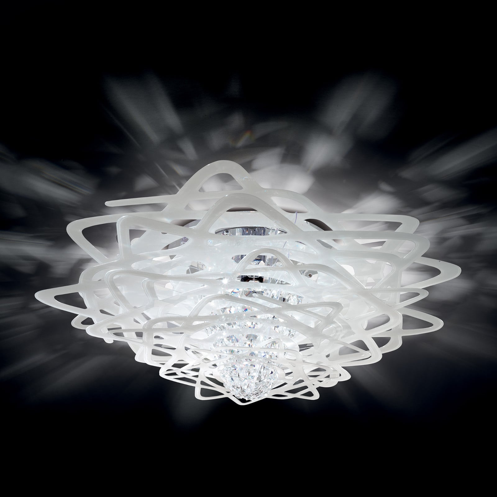 Aurora Plafond L Vit Slamp - Vardagsrum - Design - Plast