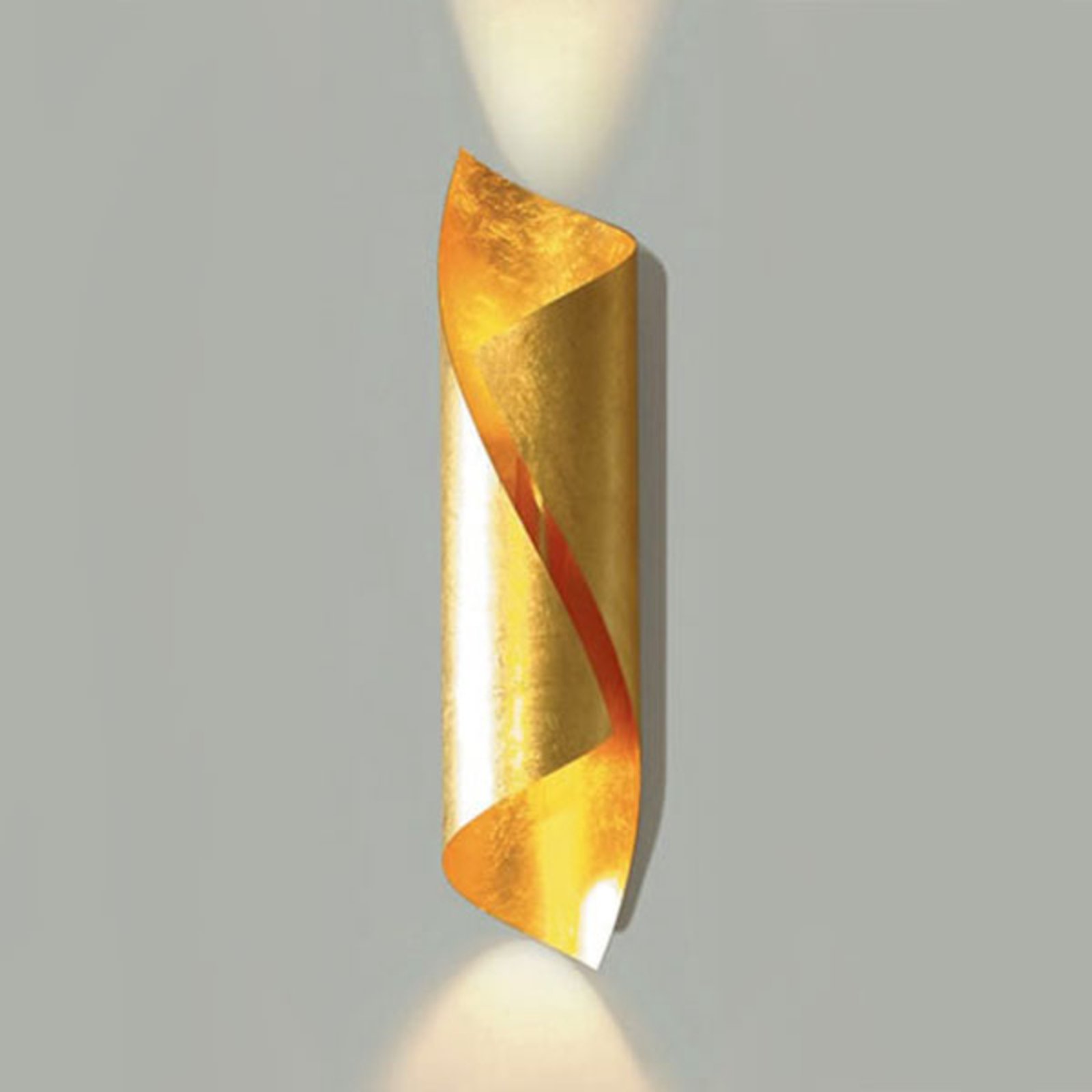 Knikerboker Hué applique a LED 54 cm foglia d’oro