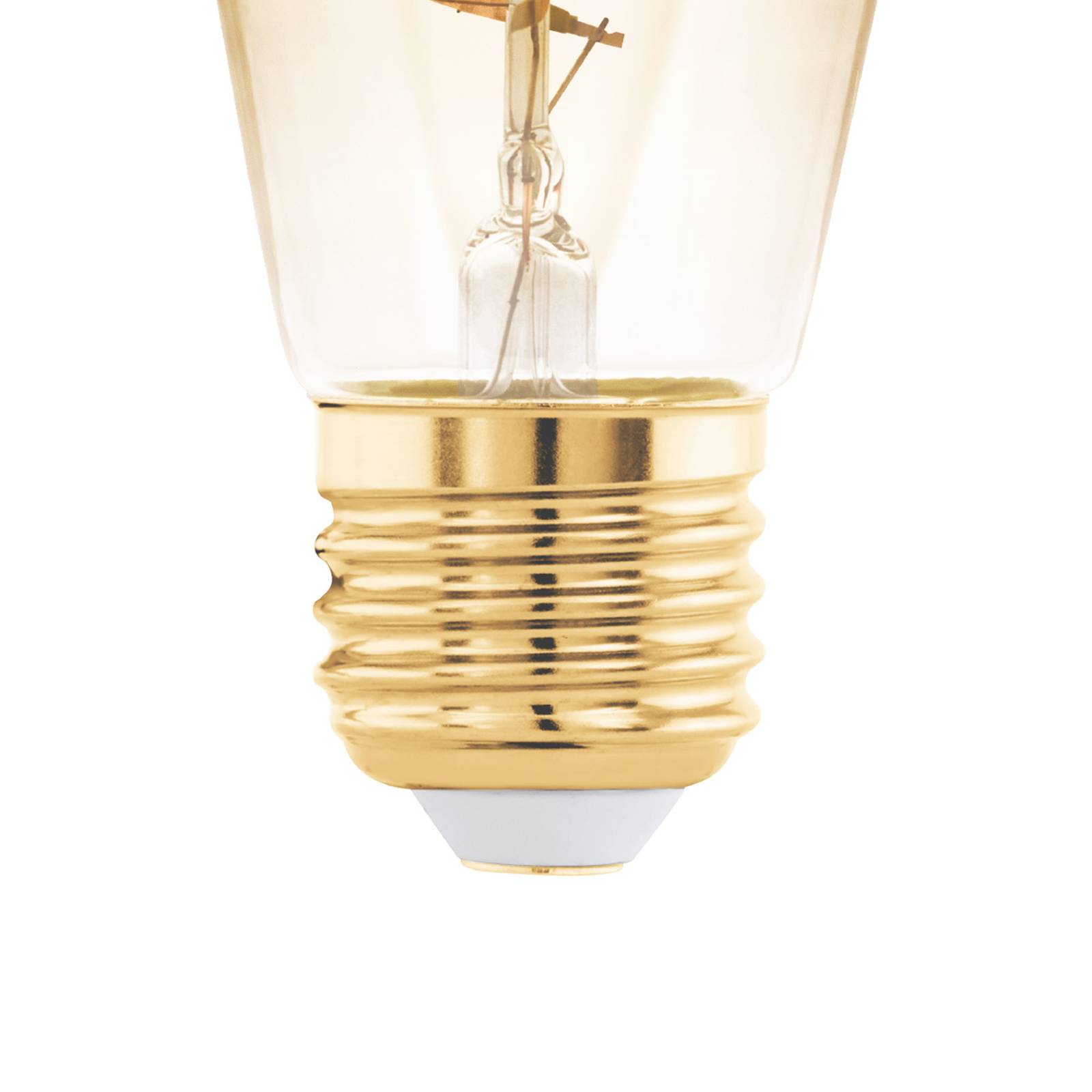 Photos - Light Bulb EGLO E27 LED bulb 4W ST48 2,000K Filament amber dimmable 