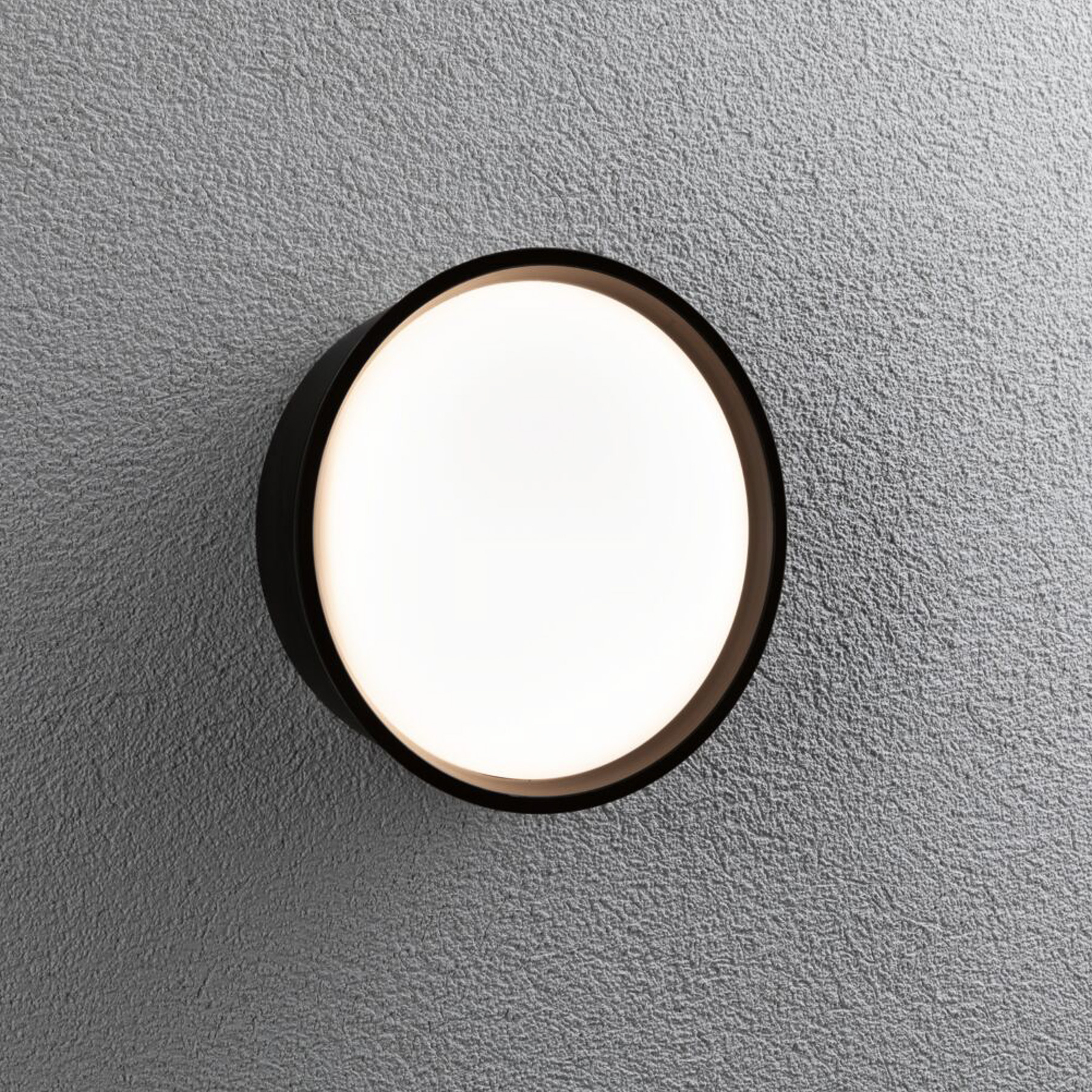 Platomo Buiten Wandlamp SWR Zwart - Paulmann