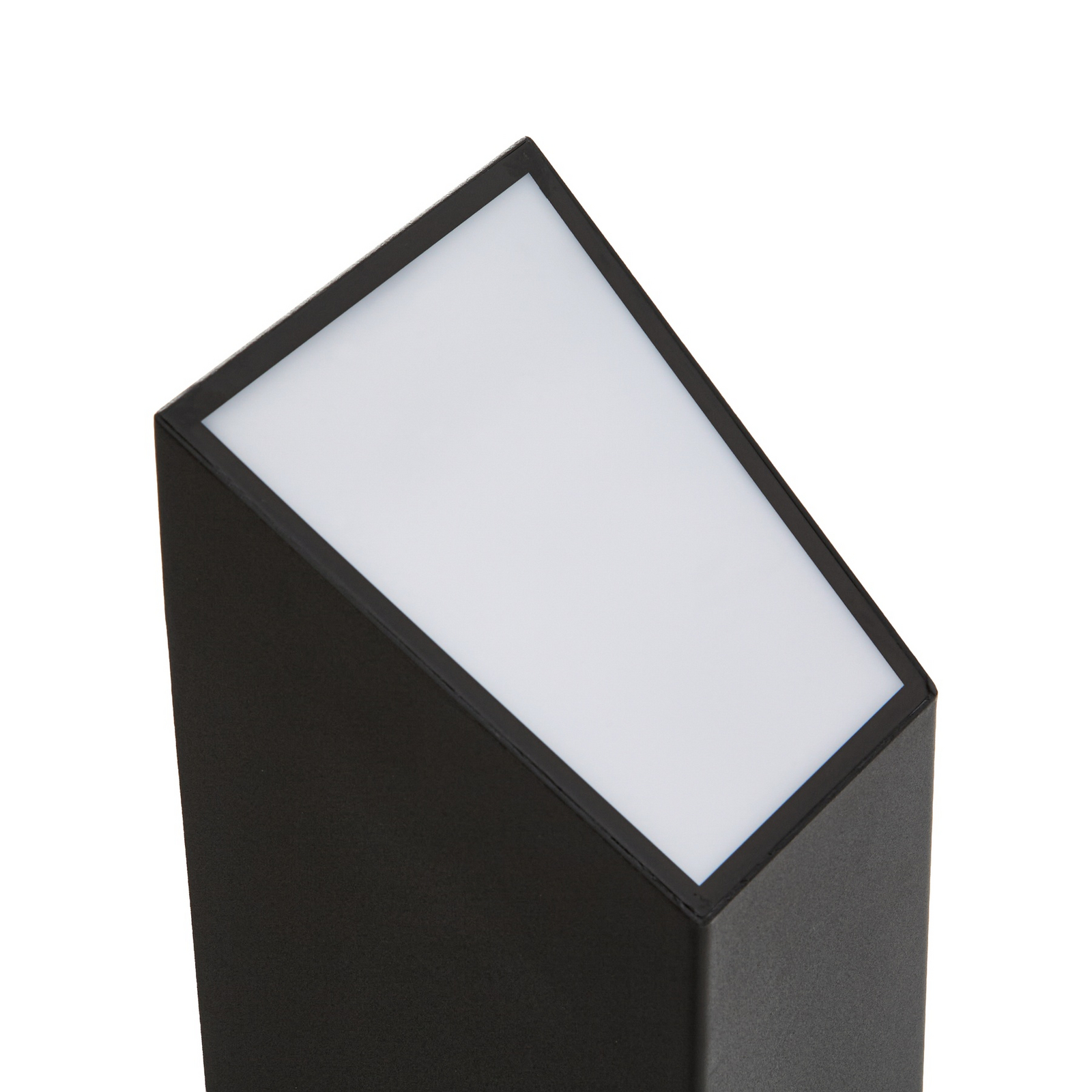 Lucande LED sokkellamp Louran, 55 cm, zwart, naar boven/naar beneden Lucande LED sokkellamp Louran, 55 cm, zwart, naar boven/naar beneden