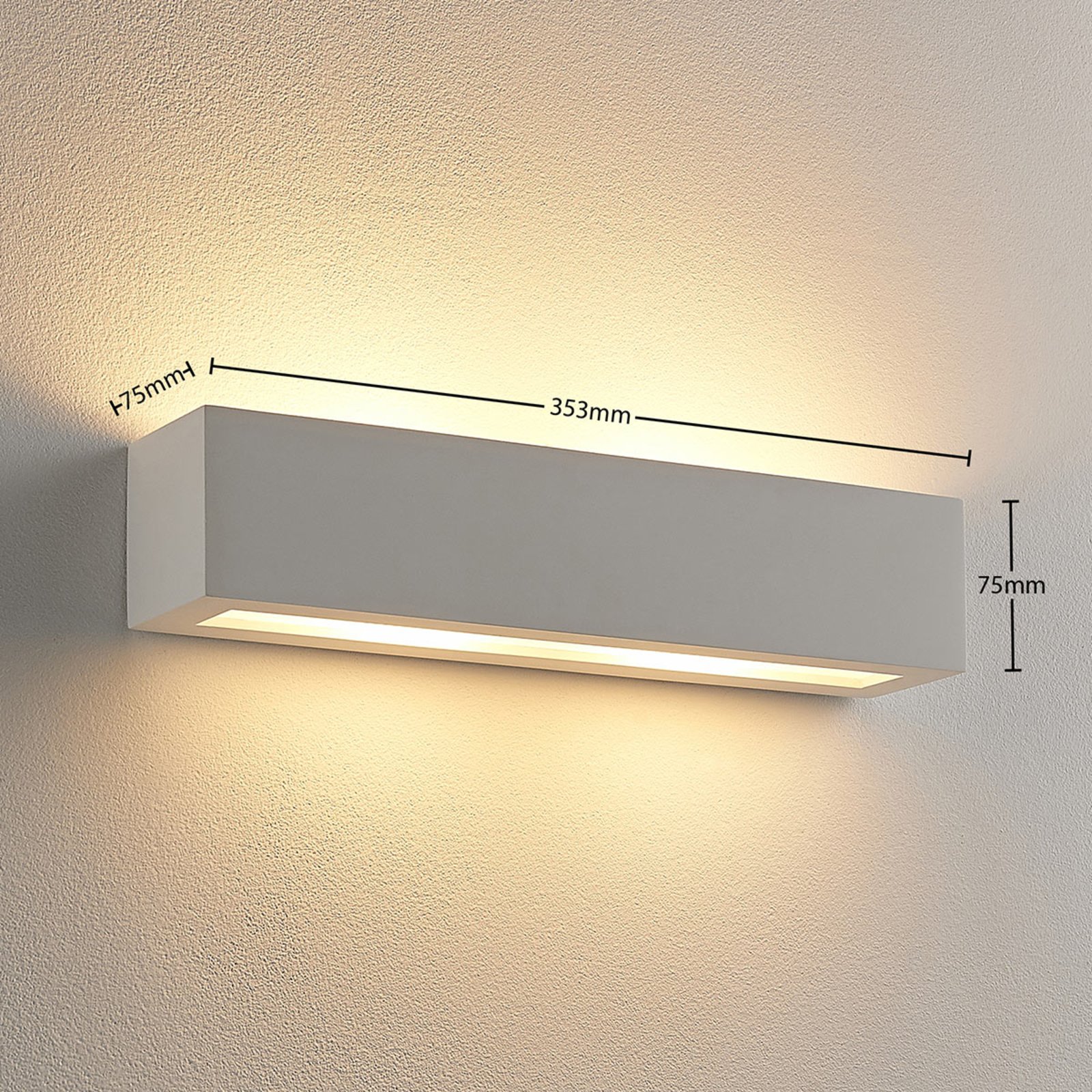 Tjada 35 Wall Lamp White - Lindby