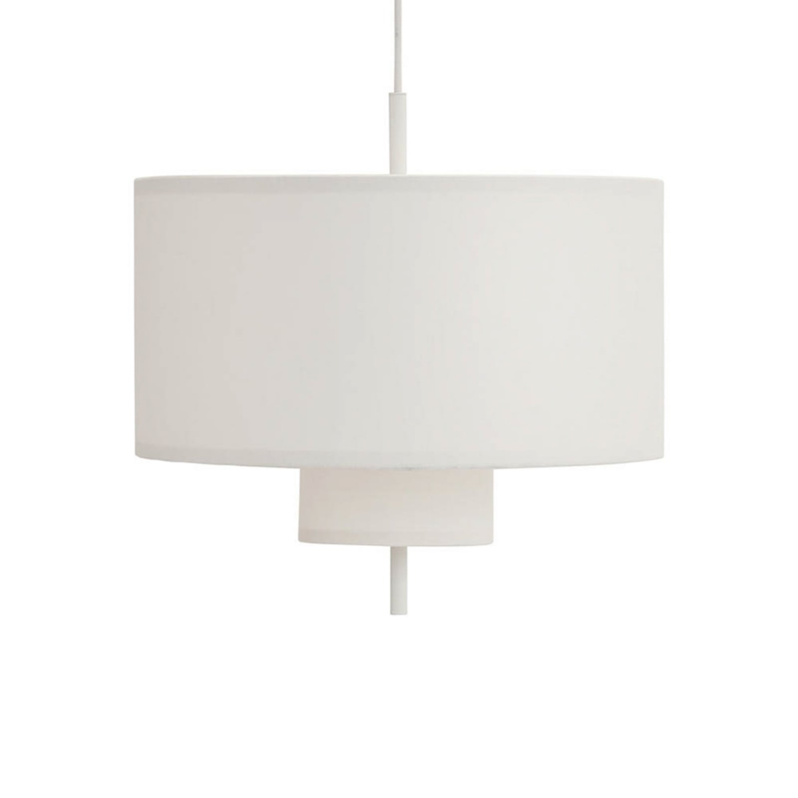 NEW WORKS Margin pendant light, Ø 50 cm, white, E27