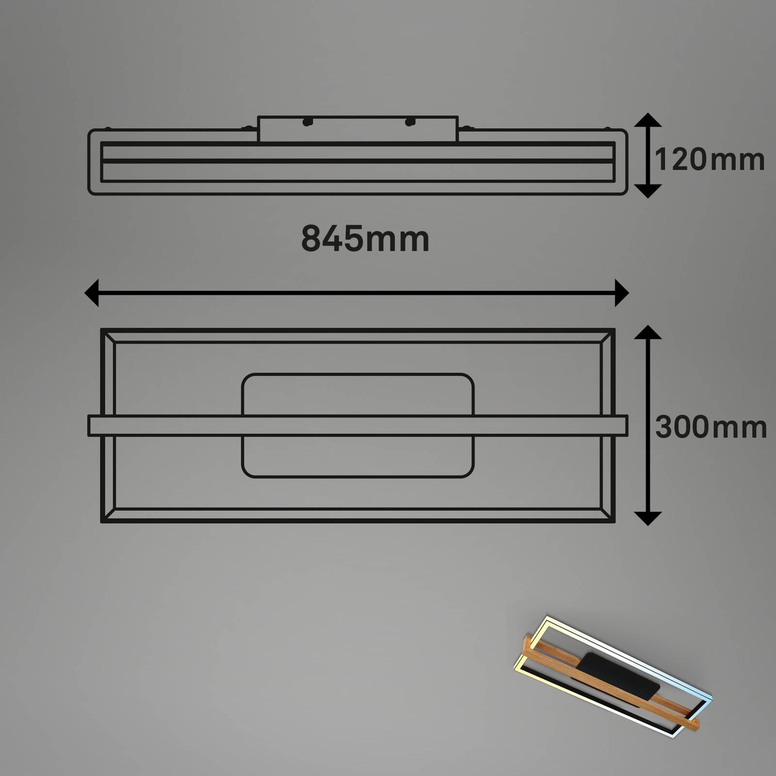 LED-Deckenlampe 3769015 CCT mit Fernbedienung günstig online kaufen