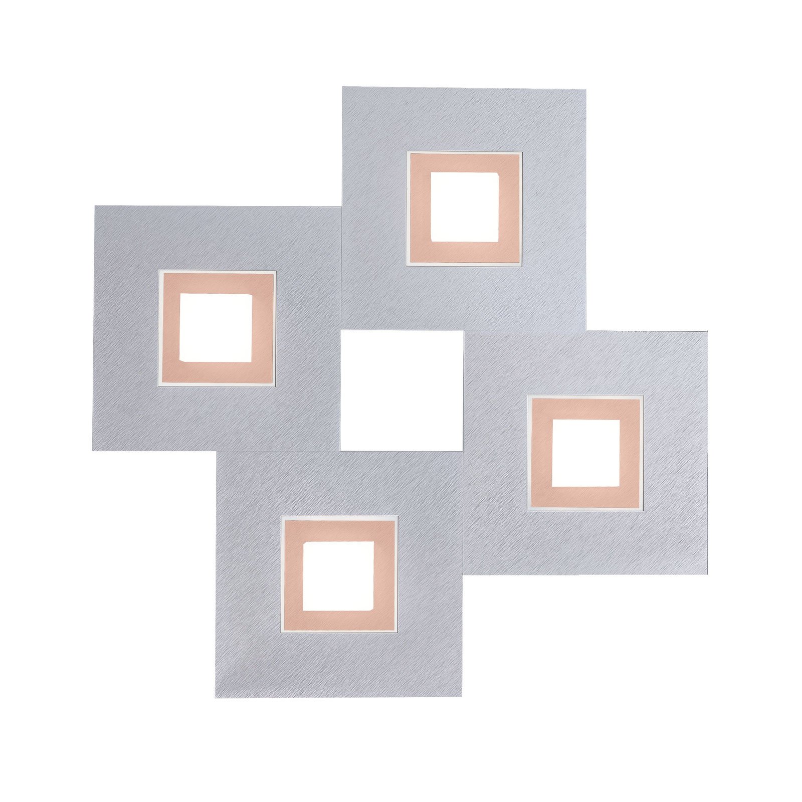 GROSSMANN Karree LED-Wandleuchte 4-flammig 50x50cm