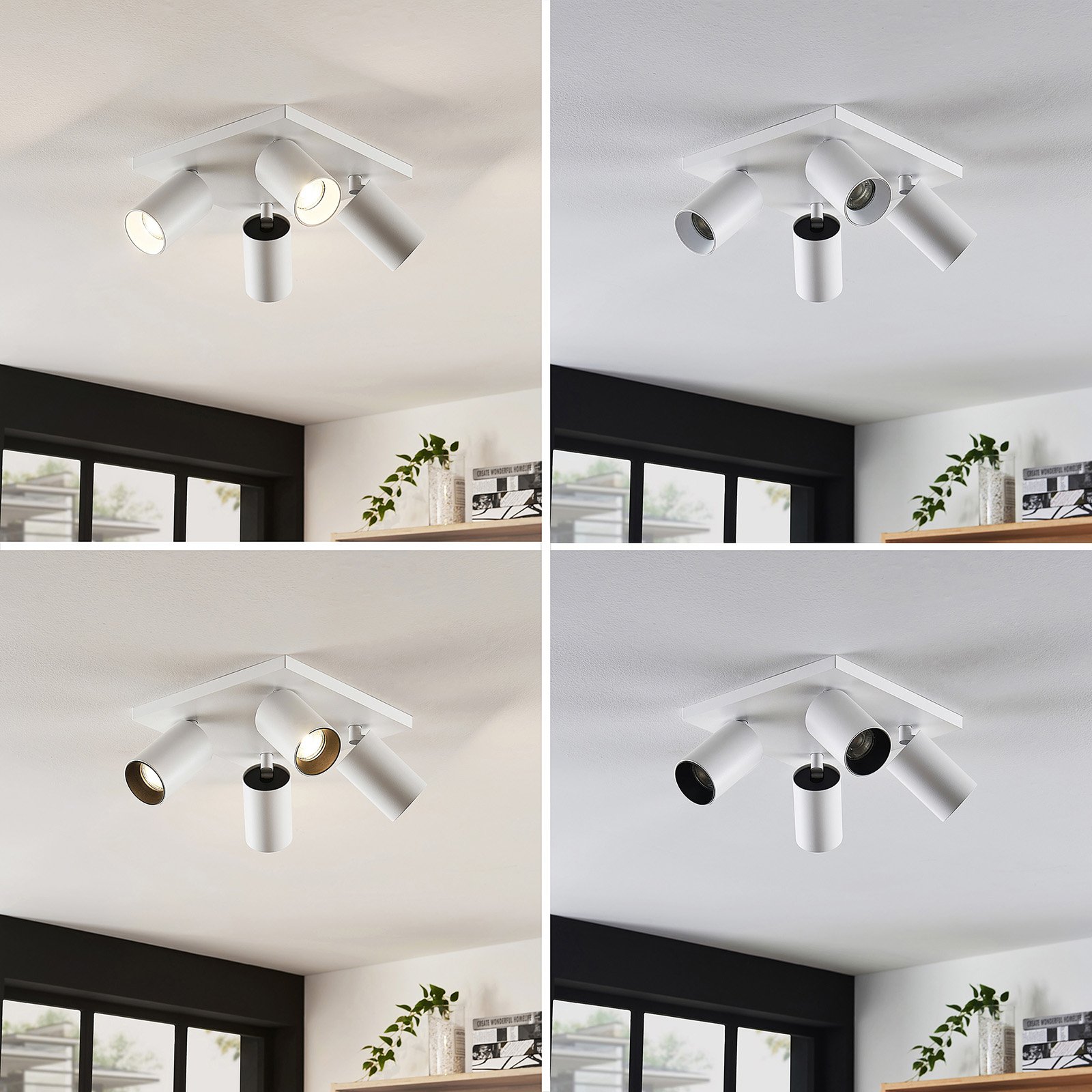 Brinja 4 Ceiling Lamp White - Arcchio