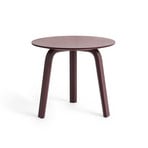 Bella-sohvapöytä, viininpunainen, Ø45 x H39 cm, tammi - HAY