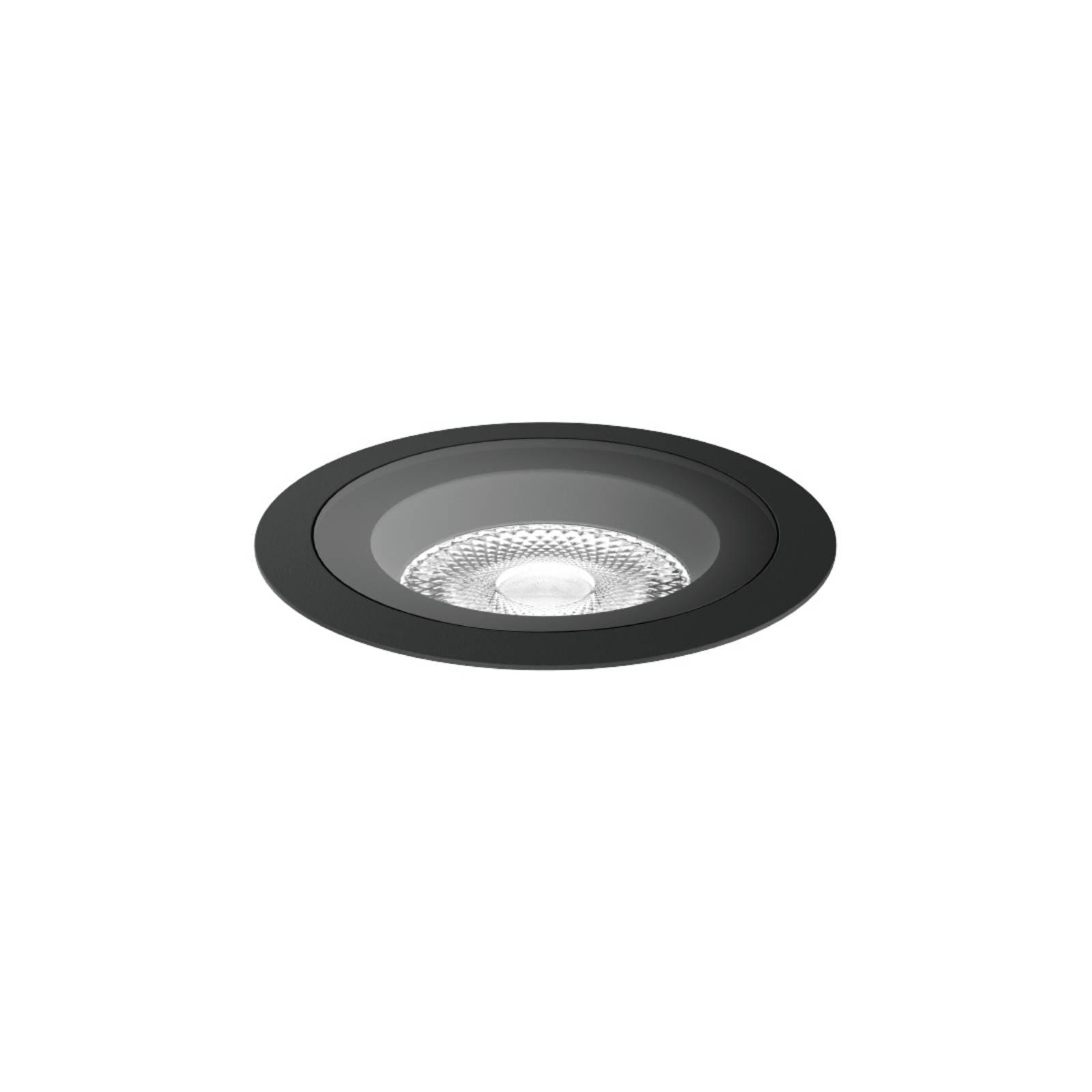 Wever & Ducré Lighting Wever & Ducré Led Recessed Floor Light, Blink Trim 2.0, Black
