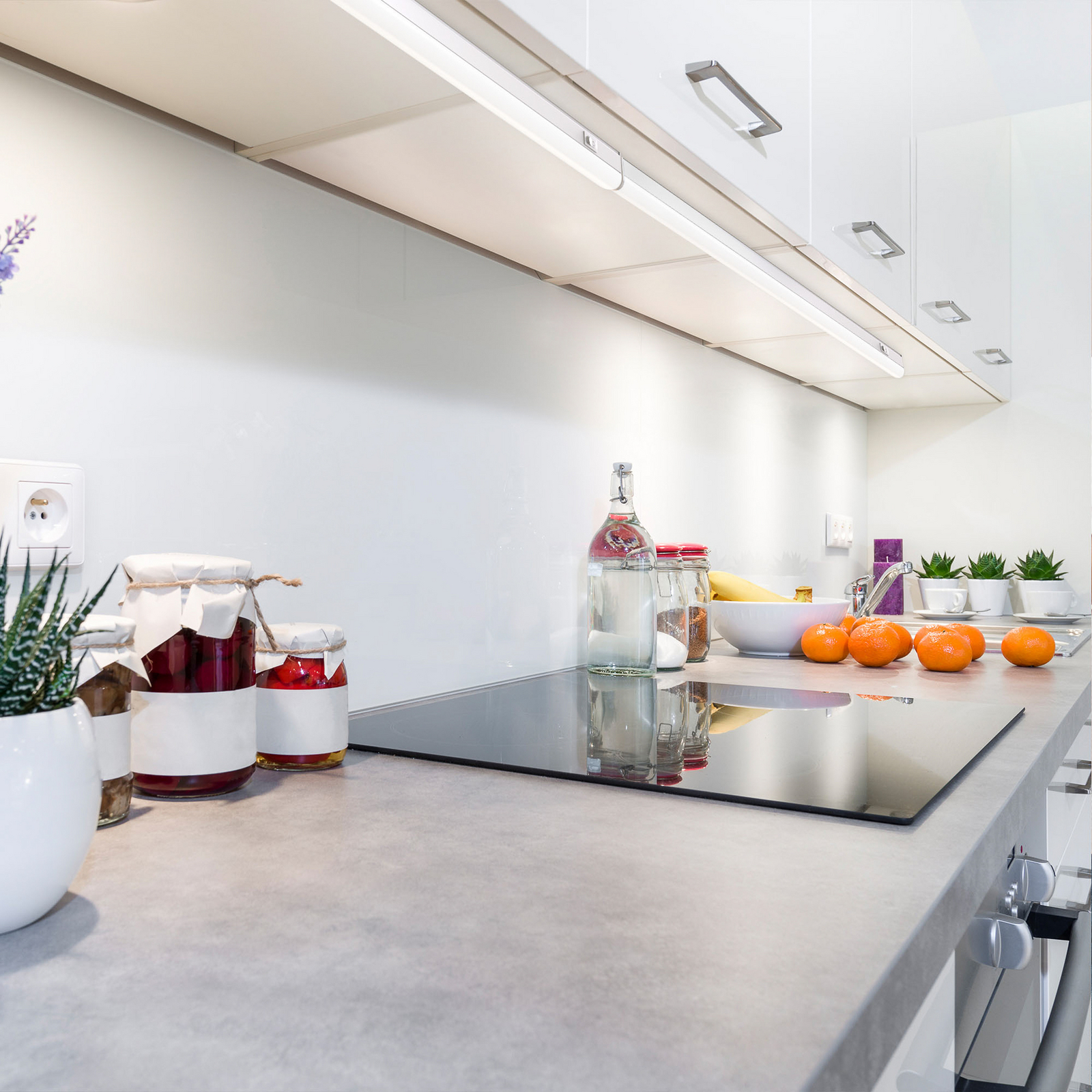 LED meubelverlichting Xaver, lengte 87,3 cm, set van 2 stuks 4000 K LED meubelverlichting Xaver, lengte 87,3 cm, set van 2 stuks 4000 K