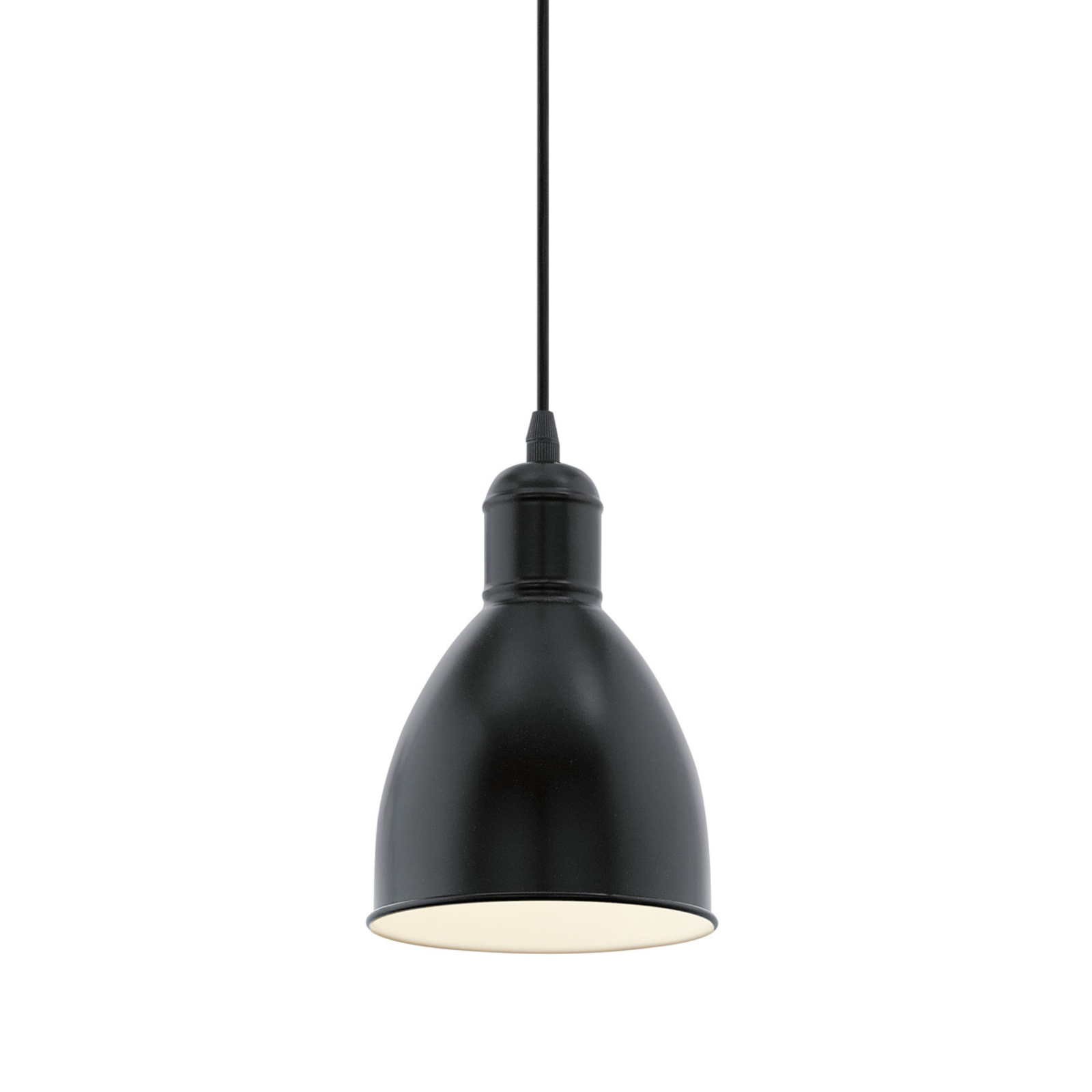lampara colgante vintage priddy 1 1 luz negra