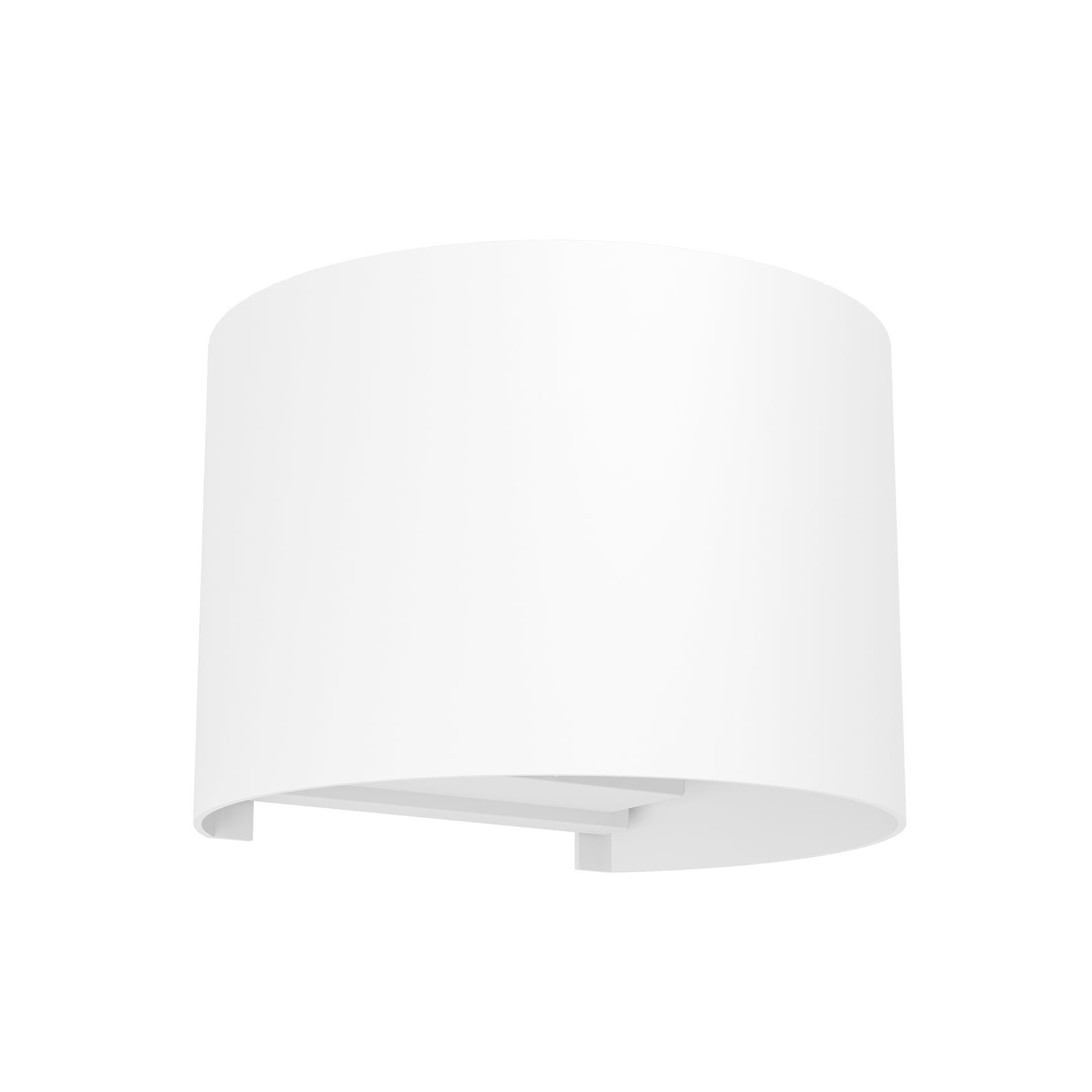 LED-Außenwandlampe Calpino 3, weiß, Breite 14 cm, 2-flg.