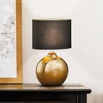 Lampe à poser Foro, bronze/noir, hauteur 39 cm