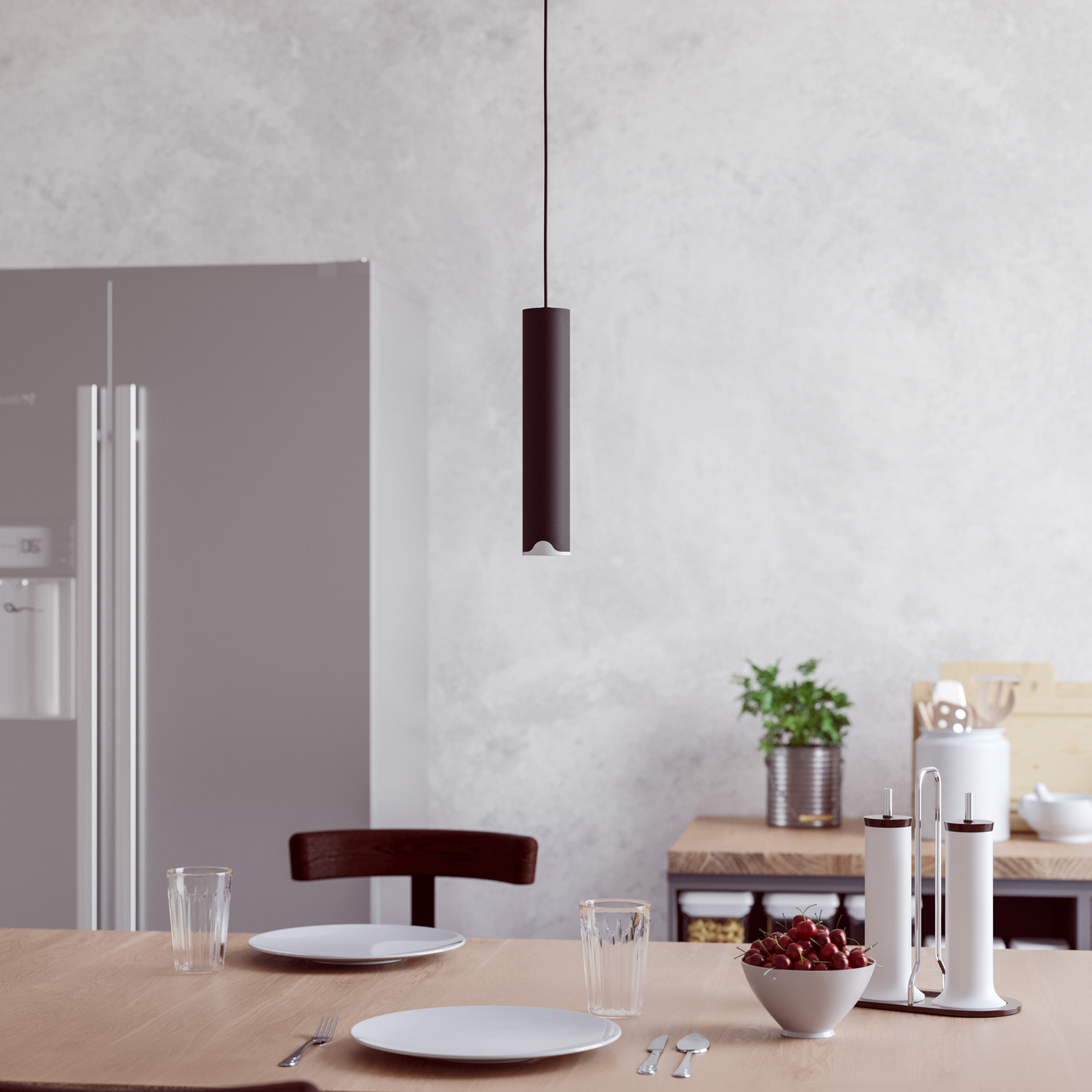 EGLO connect LED pendant light Balamorta-Z, 1-bulb, black