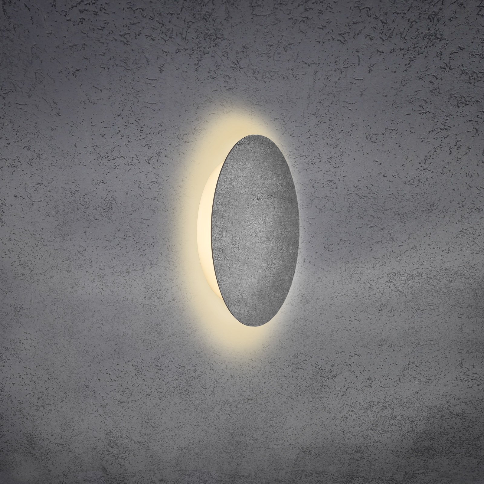 Escale Blade LED wall light, concrete look