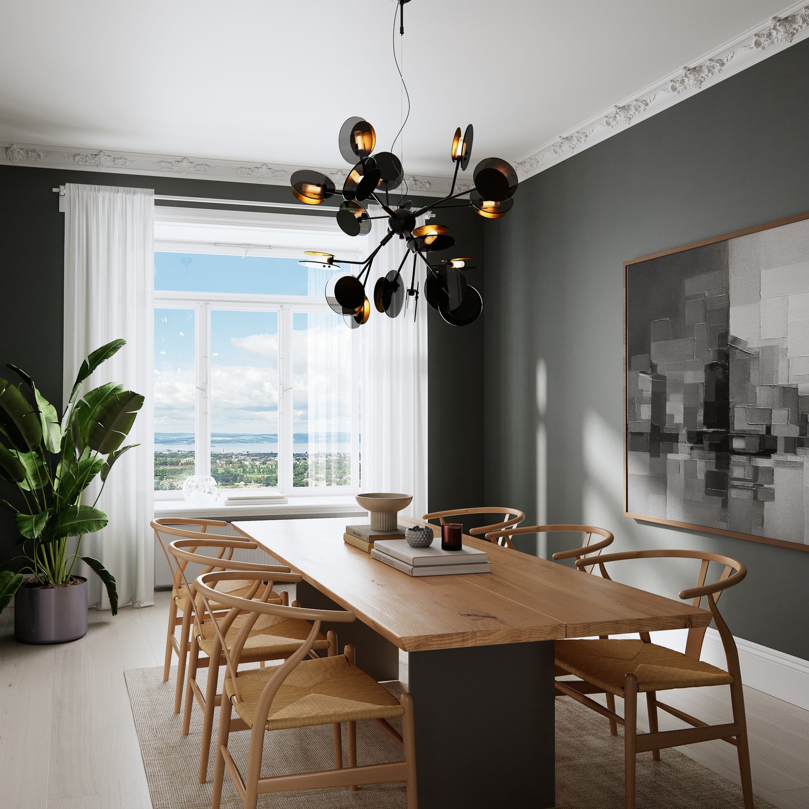 Turno Candelabro Black/Gold - By Rydéns