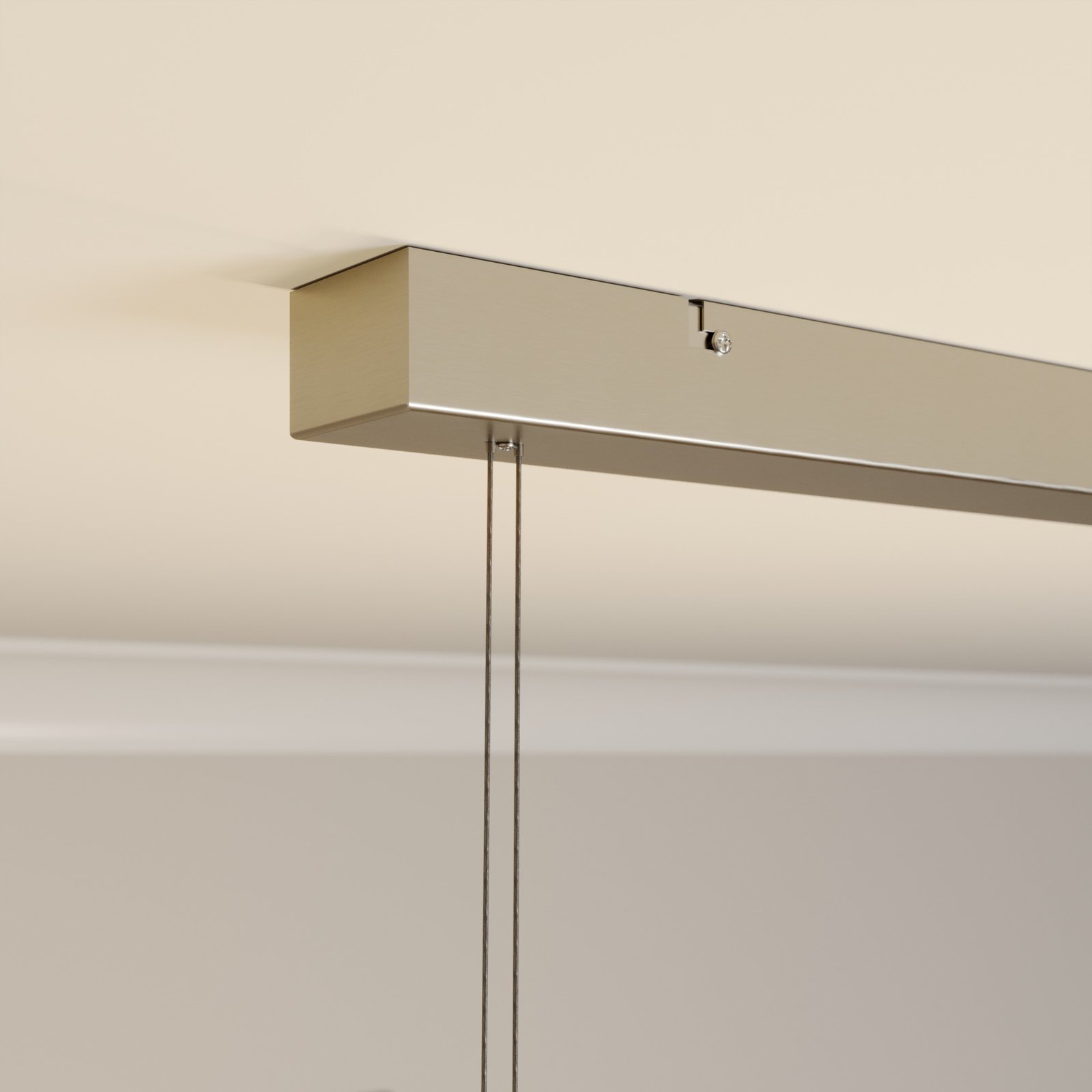 Auron Pendant Nickel/White - Lindby