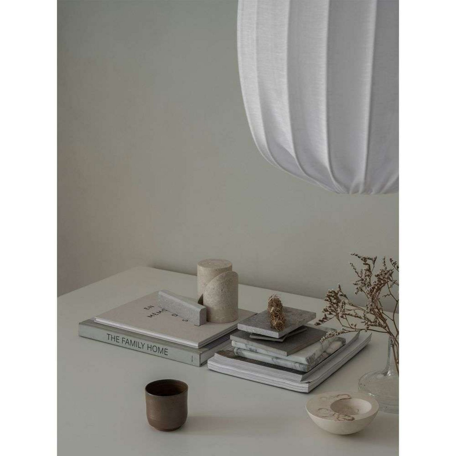 Prisma 35 Abajur Linen White - Watt & Veke