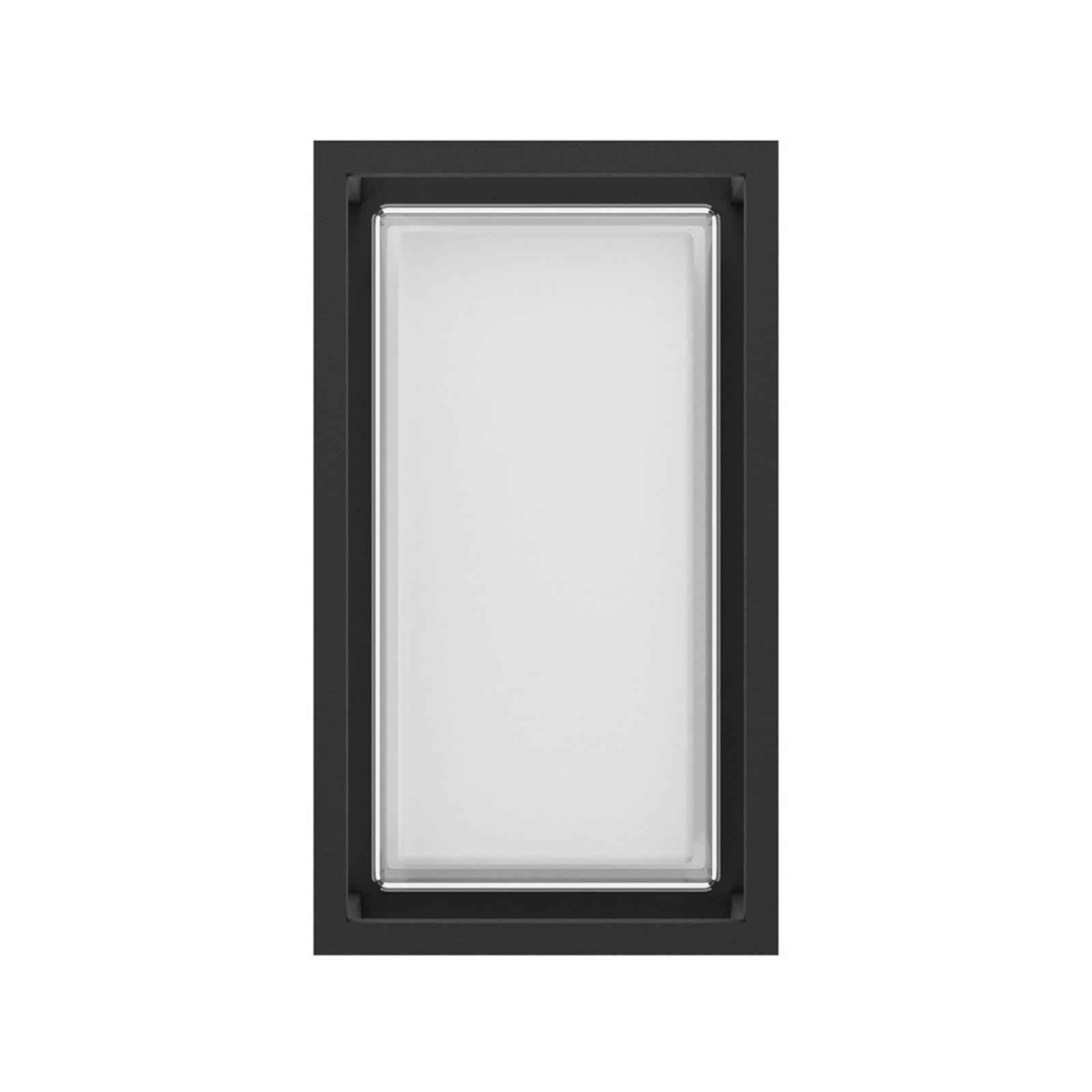 EGLO LED стенен светилник за външно осветление GENOVESE, черен, 24 см, IP65, CCT