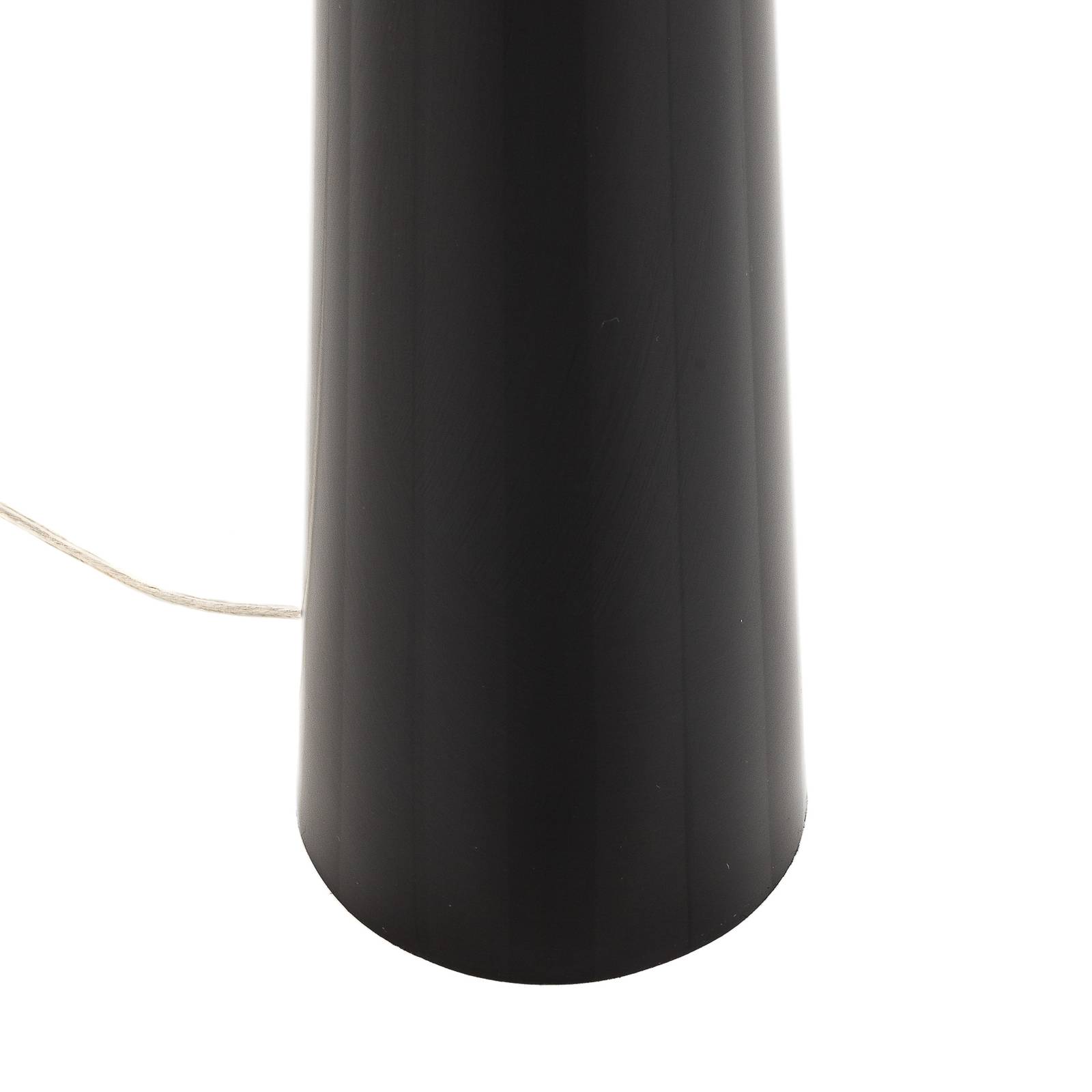 Lampa podłogowa Totem LS wykończenie chrom, czarna