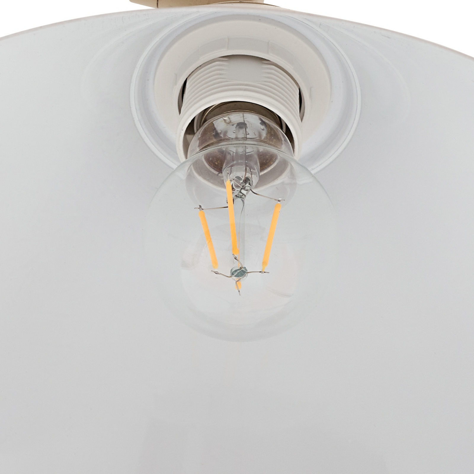 Triangolo Bogenleuchte, beige, Höhe 195 cm, Metall - Lindby Triangolo Bogenleuchte, beige, Höhe 195 cm, Metall - Lindby