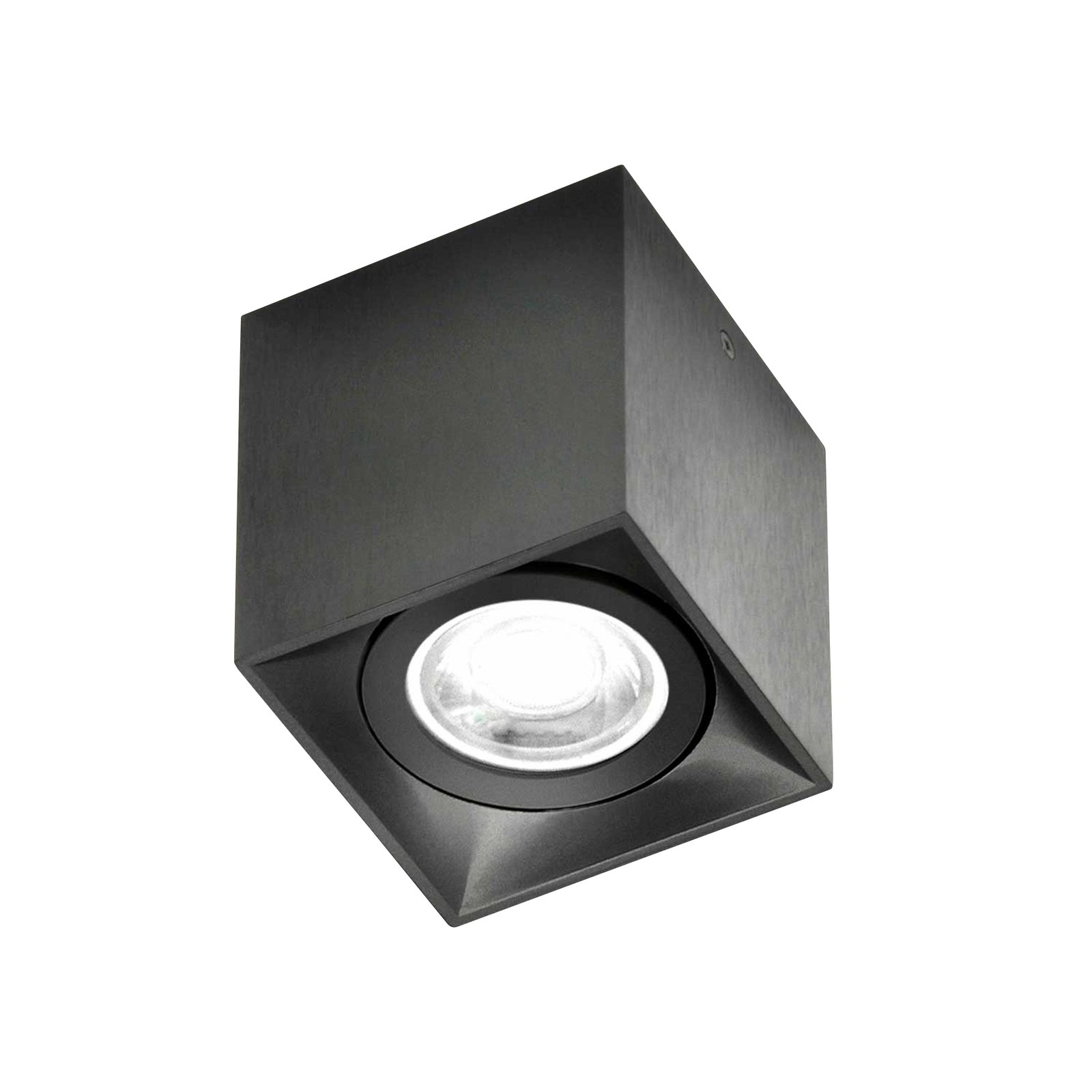 Milan Dau Spot plafón en forma cubo negro