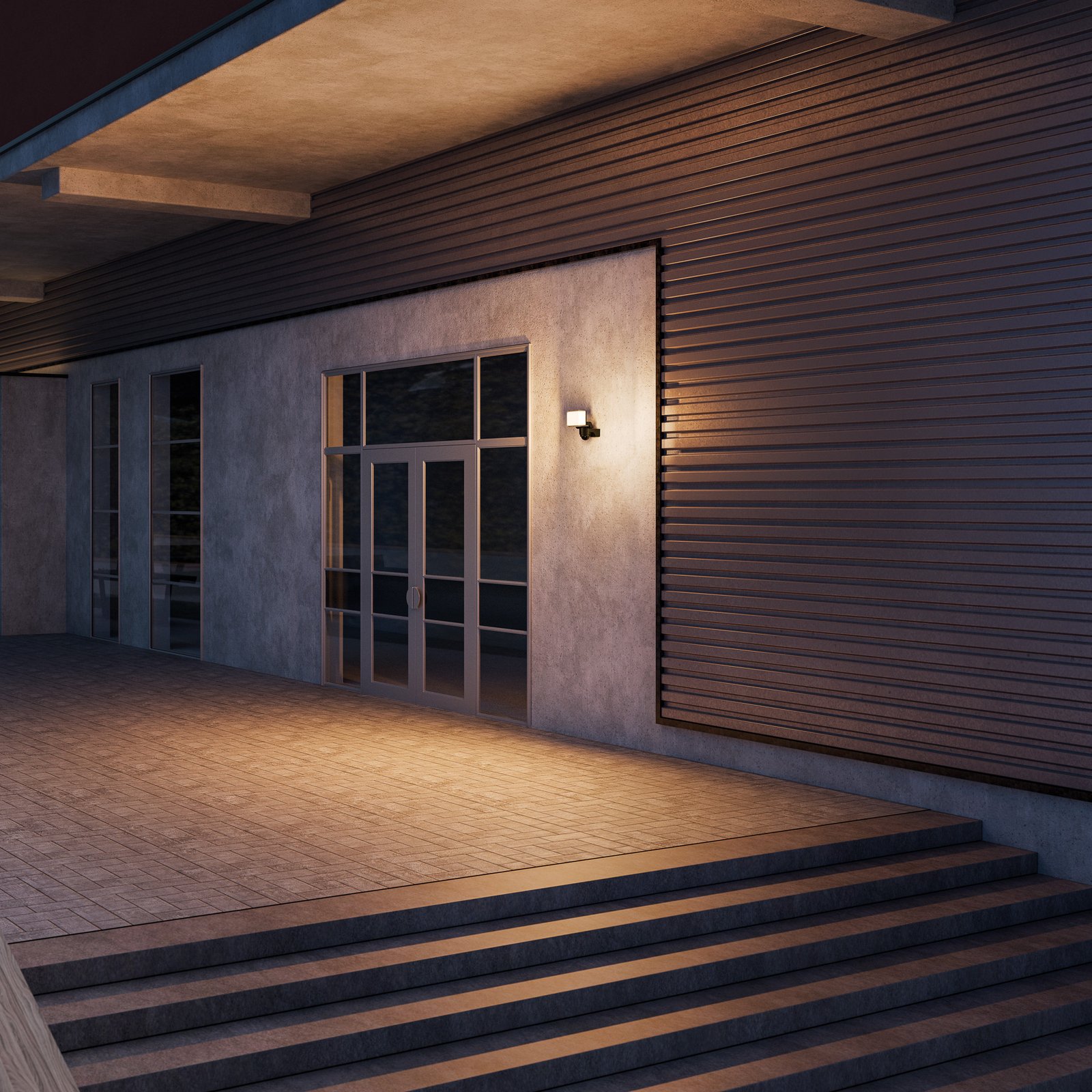 STEINEL LED-ulkoseinävalaisin XLED PRO Expanse, valkoinen, IP54