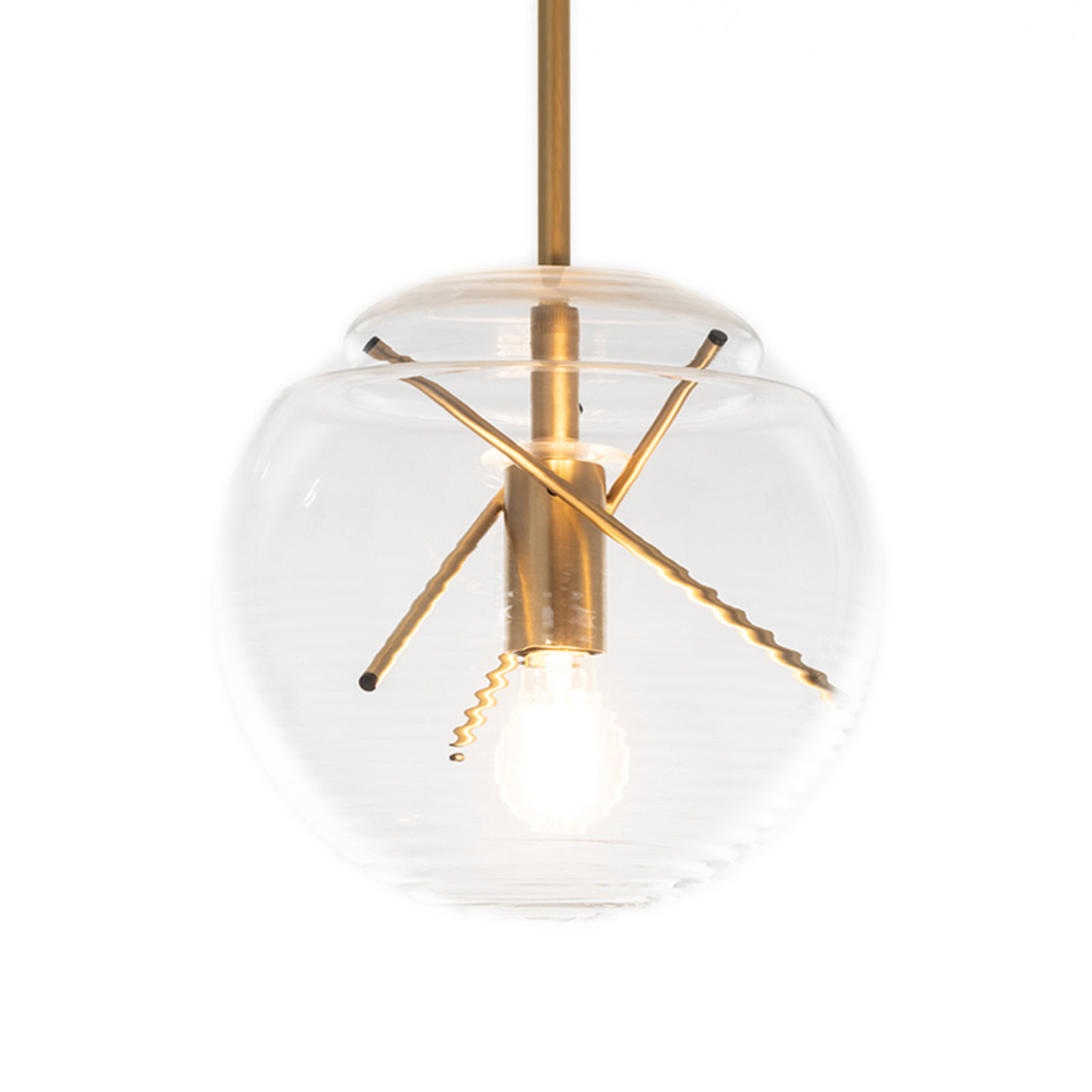 Artemide Vitruvio Hängeleuchte mit Glasschirm
