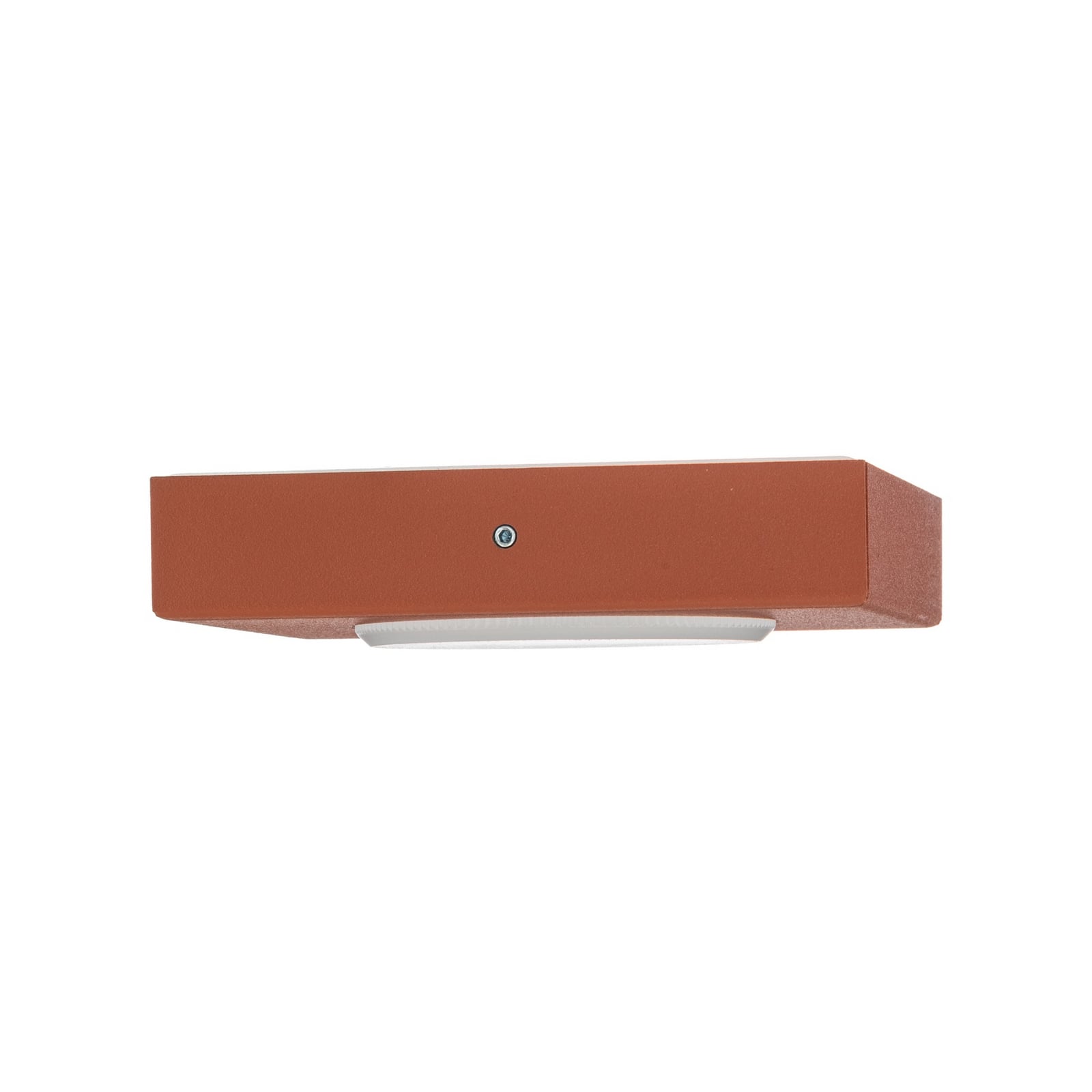 Plafonnier Hero, rouge, 12 x 12 cm, métal, GX53