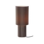 Markslöjd Catis table lamp, grey, 45 cm high, textile, E27