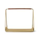 ferm LIVING Holzkorb Port, messing, Edelstahl, Breite 50 cm