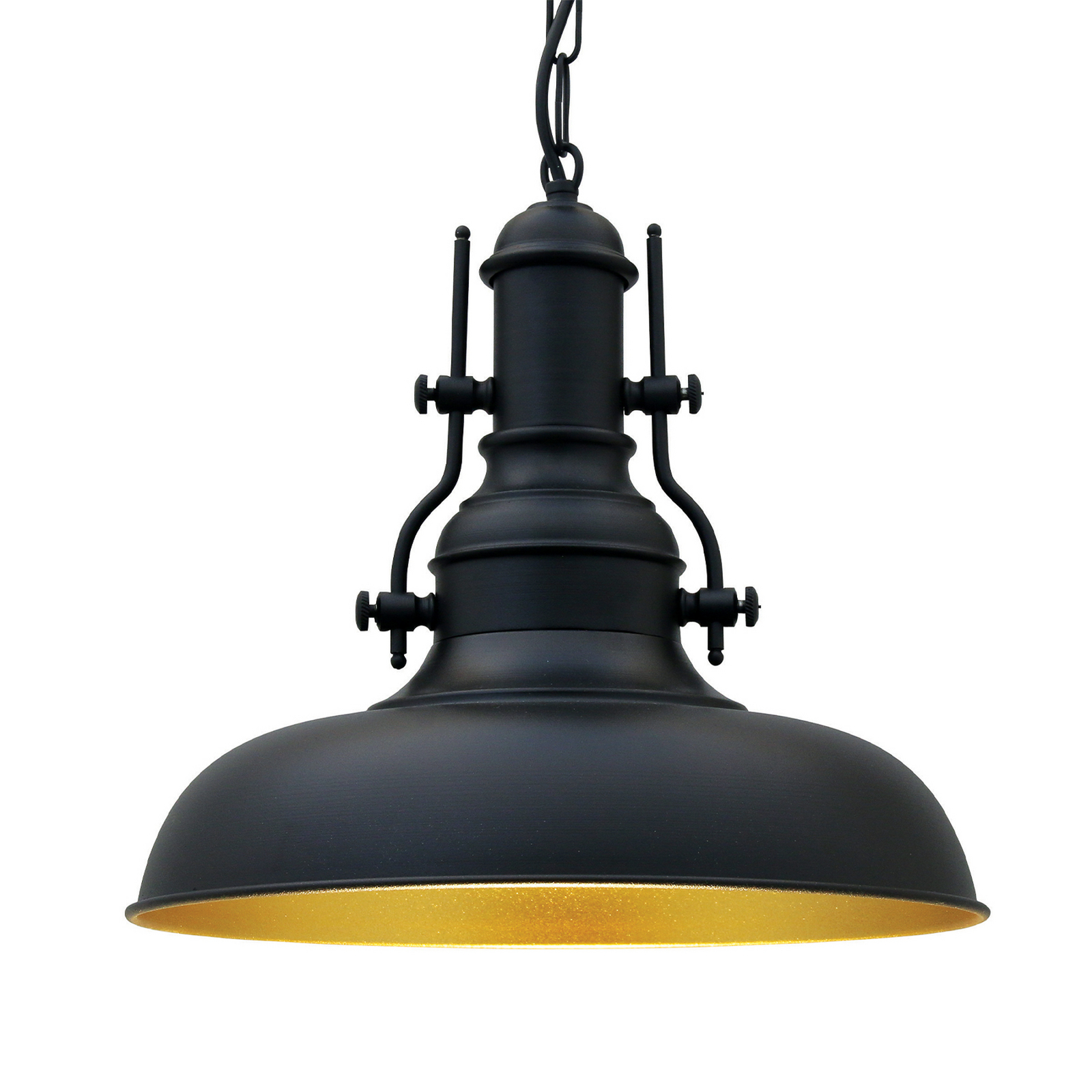 Suspension Nota, noir, Ø 31 cm, métal, E27 Suspension Nota, noir, Ø 31 cm, métal, E27