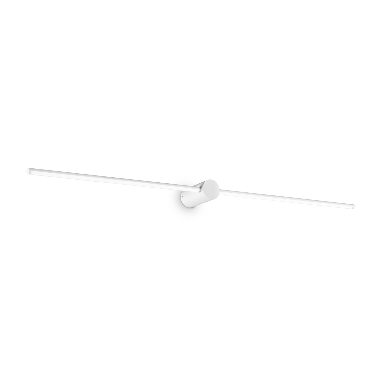 Ideal Lux LED bathroom wall lamp Filo white, width 115 cm, metal