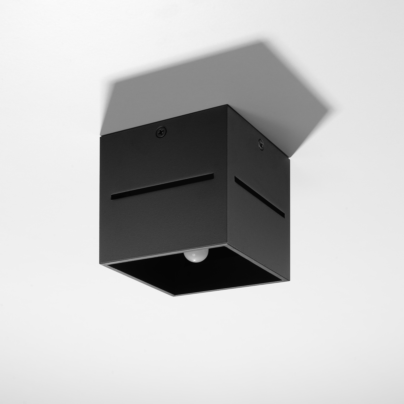 Plafondlamp Top, zwart | Lampen24.nl